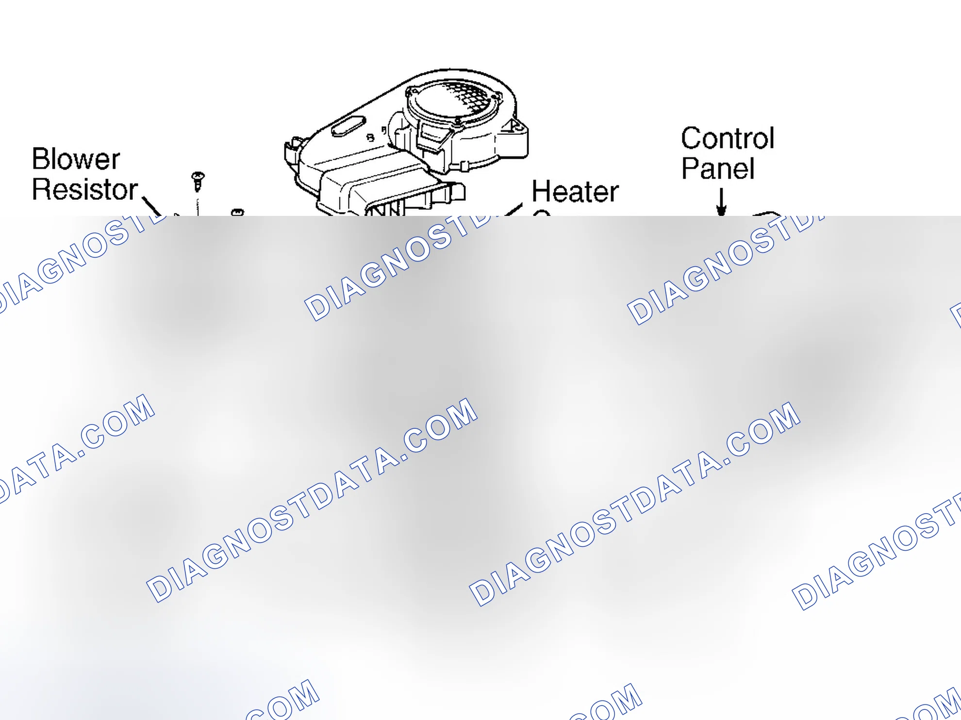 Scheme 2: Exploded View Of Rear Heater Assembly