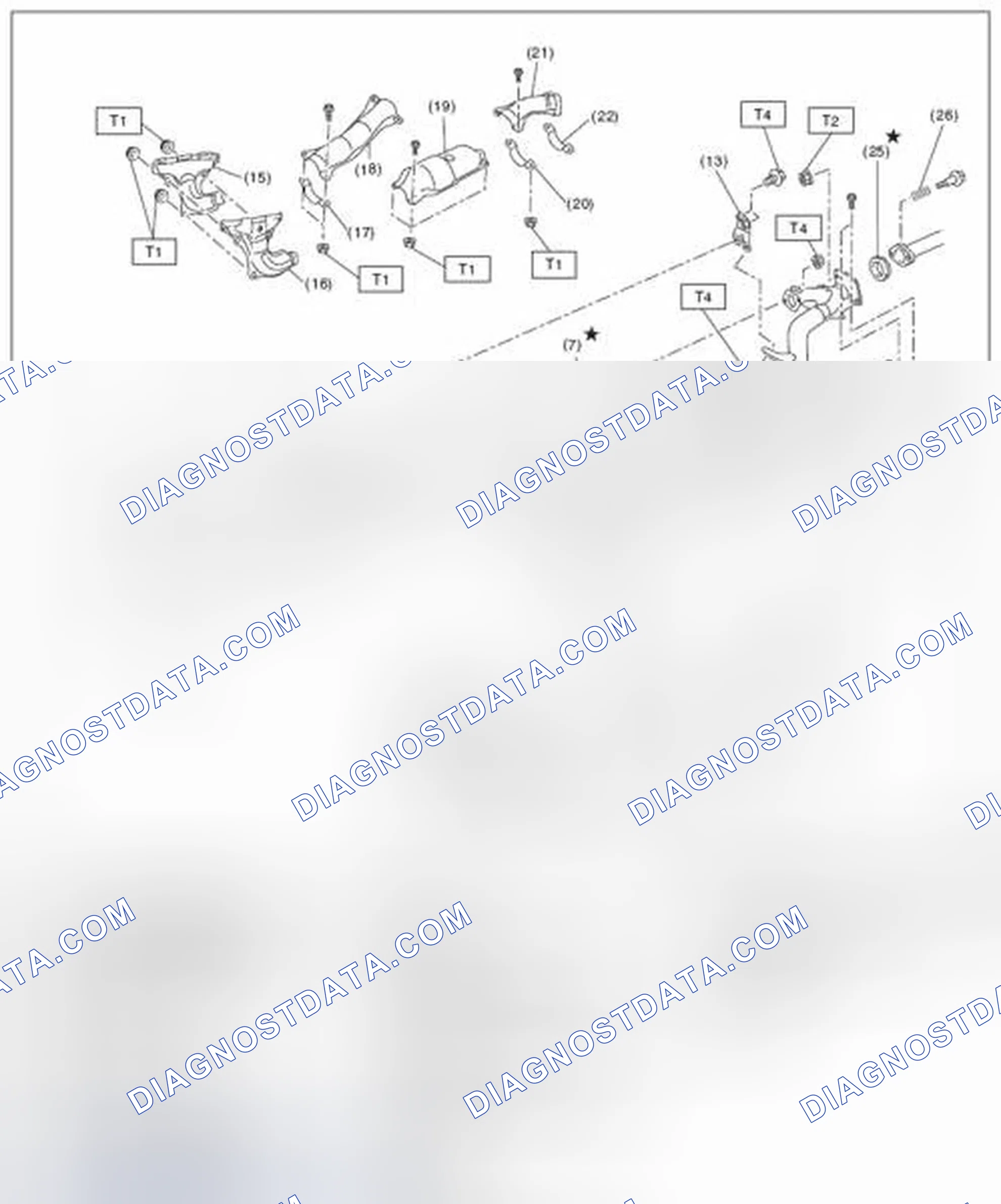 Scheme 17: FRONT EXHAUST PIPE