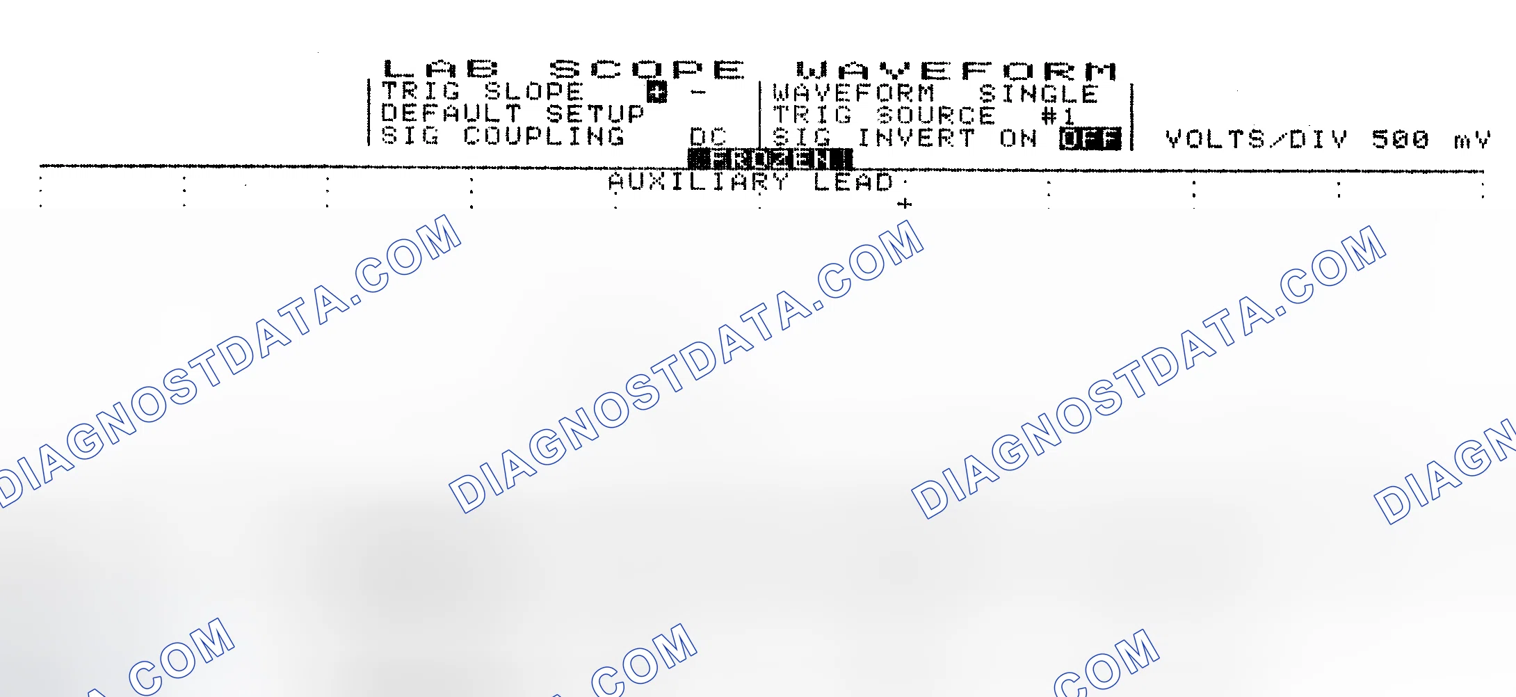 Scheme 10: Single Injector w/Excessive Current Flow - Current Pattern