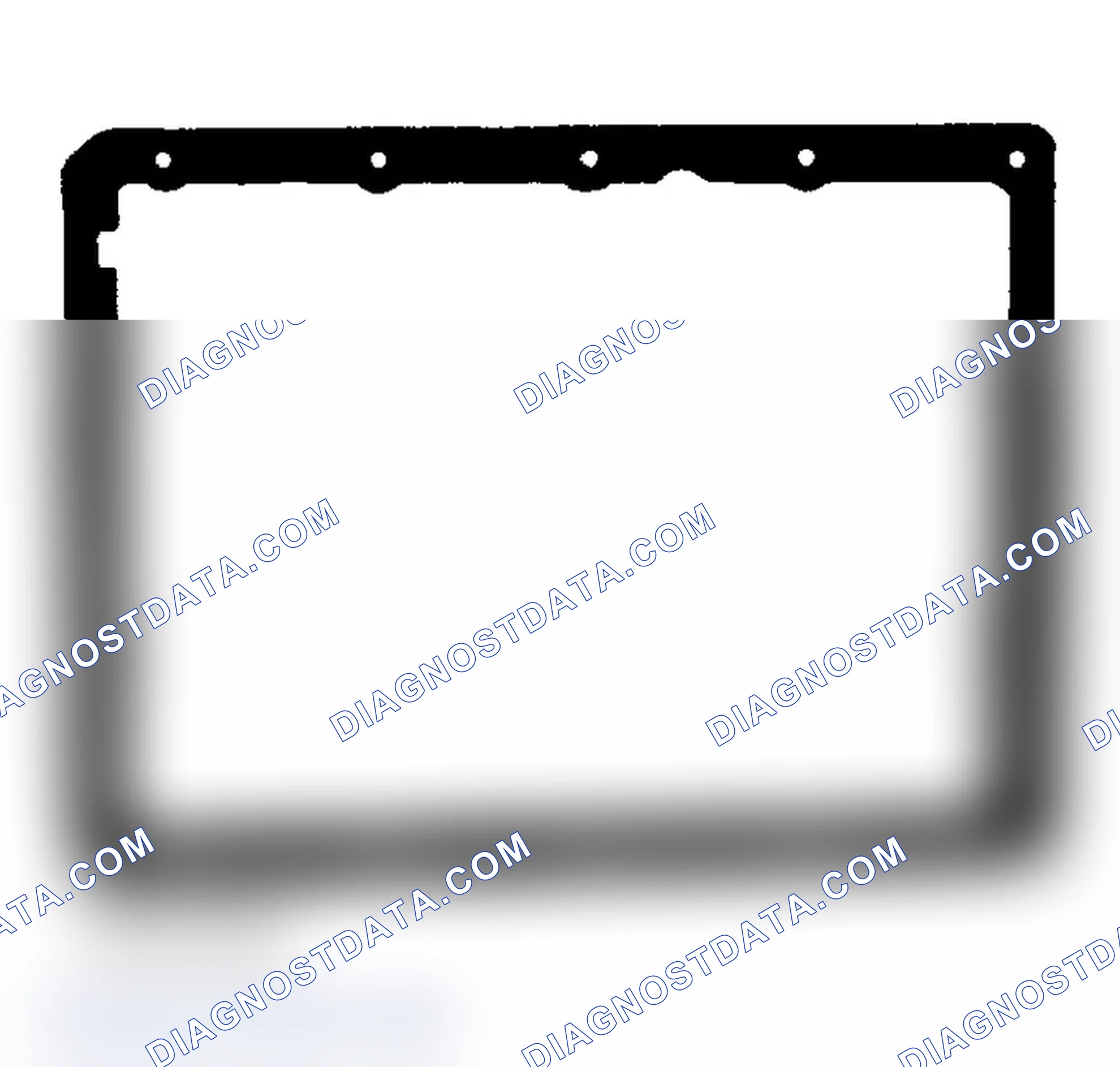 Scheme 1: Identifying Oil Pan Gasket (Aisin-Warner 03-72LE)