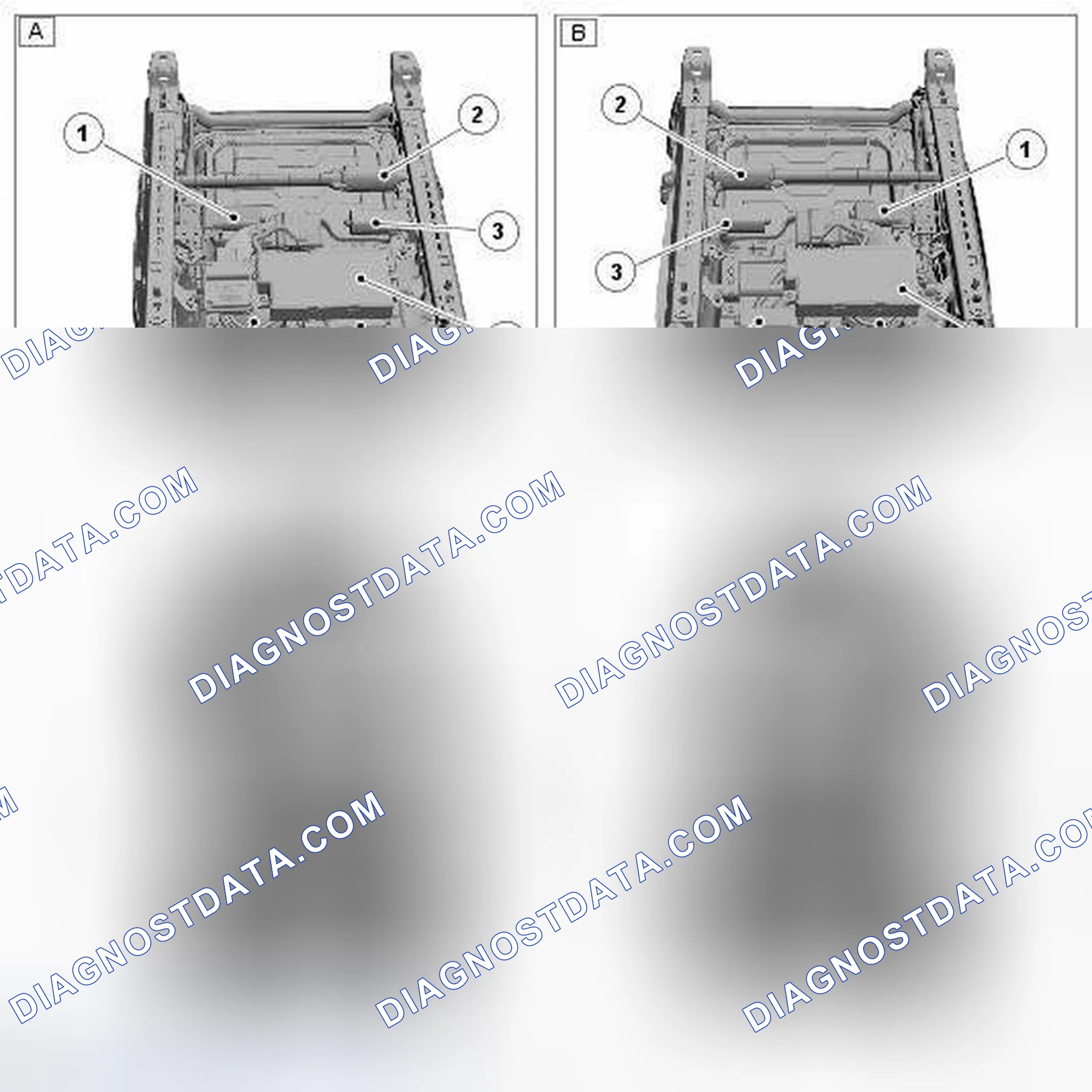 Scheme 52: FRONT SEAT CONTROL COMPONENTS