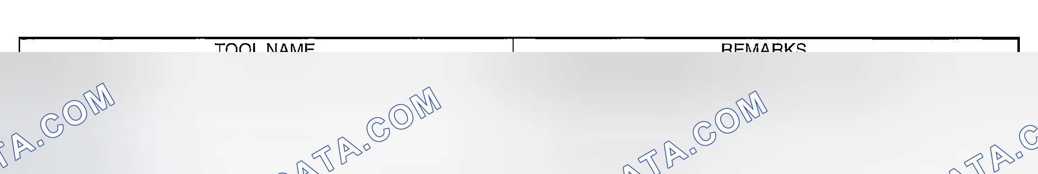 Scheme 154: GENERAL PURPOSE TOOLS