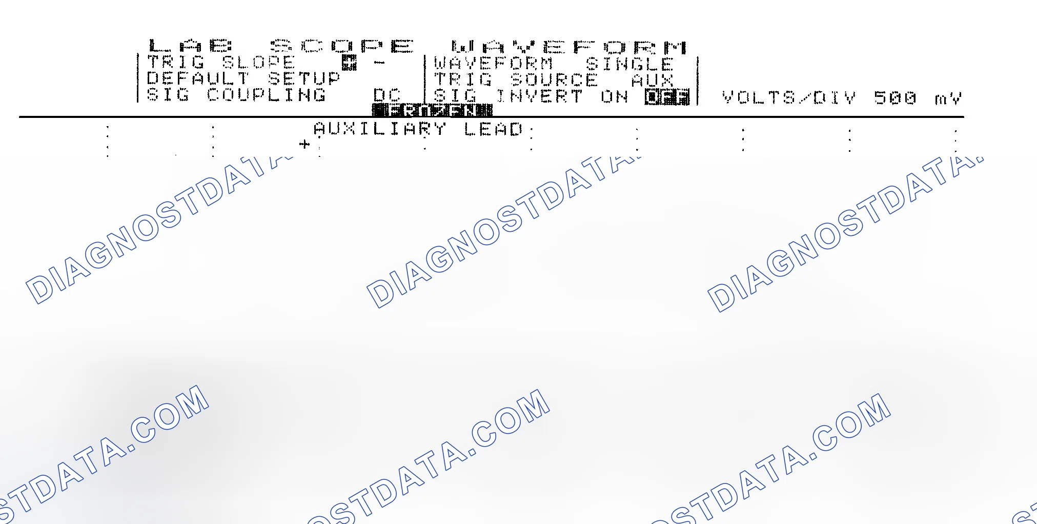 Scheme 14: Single Injector w/Excessive Current Flow - Current Pattern