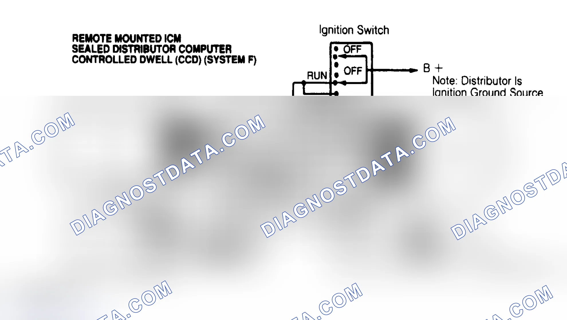 Scheme 175: ICM System Diagram (3.8L Ex. SC, Cougar/Thunderbird 5.0L)