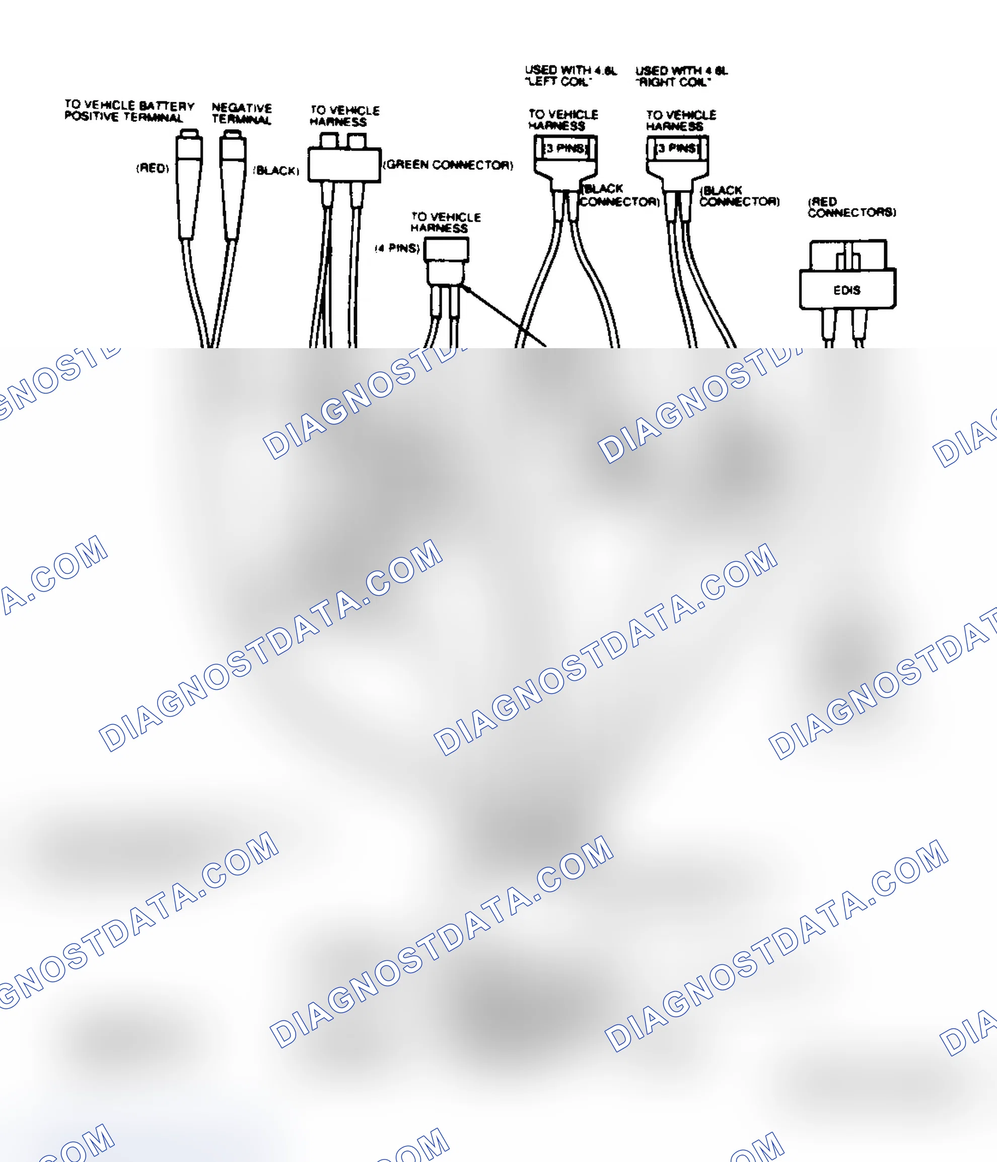Scheme 189: EI Diagnostic Cable Diagram (1.9L)