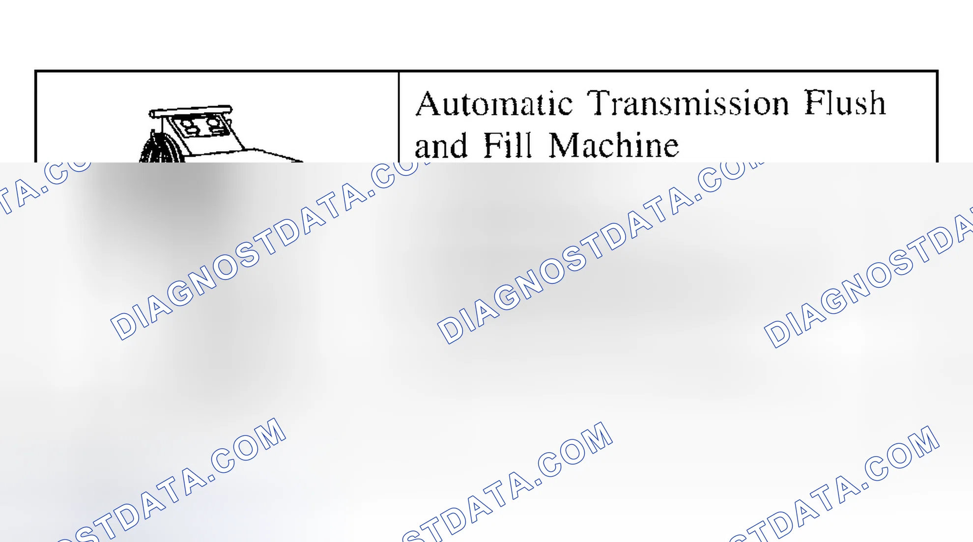 Scheme 503: Special Tool(s)