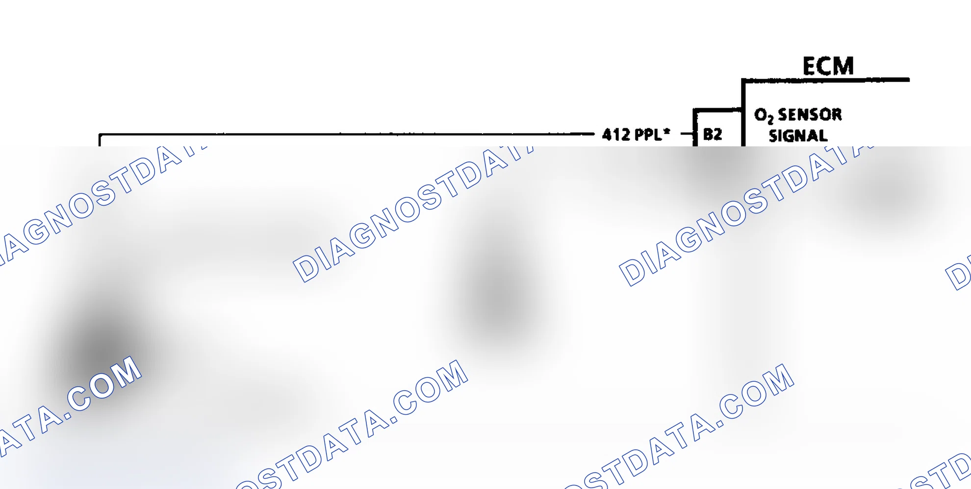 Scheme 421: Code 13 Schematic: Open O2 Sensor Ckt (A/J/N/P Body)