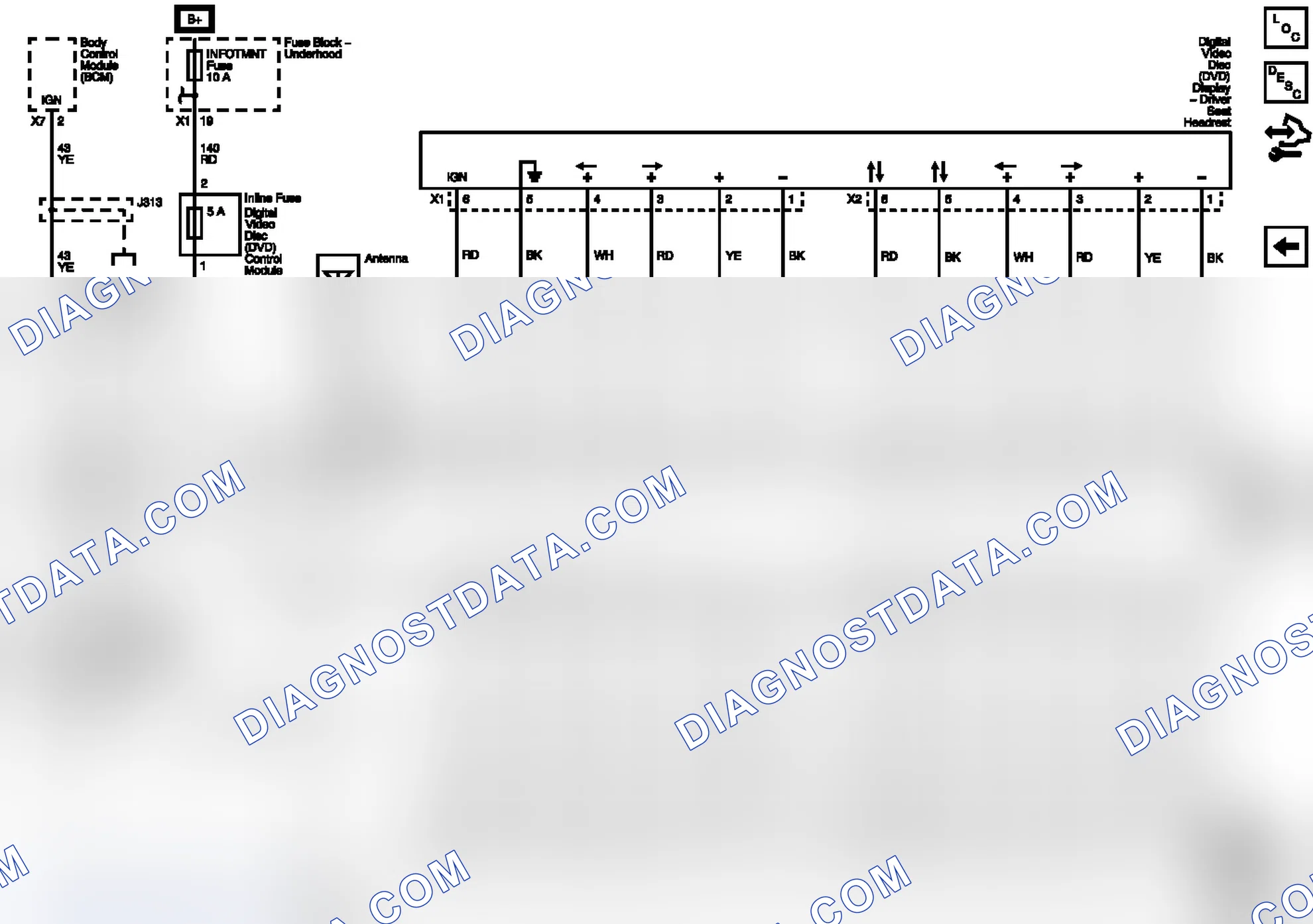 Scheme 14: Headrest DVD (SPO Accessory)