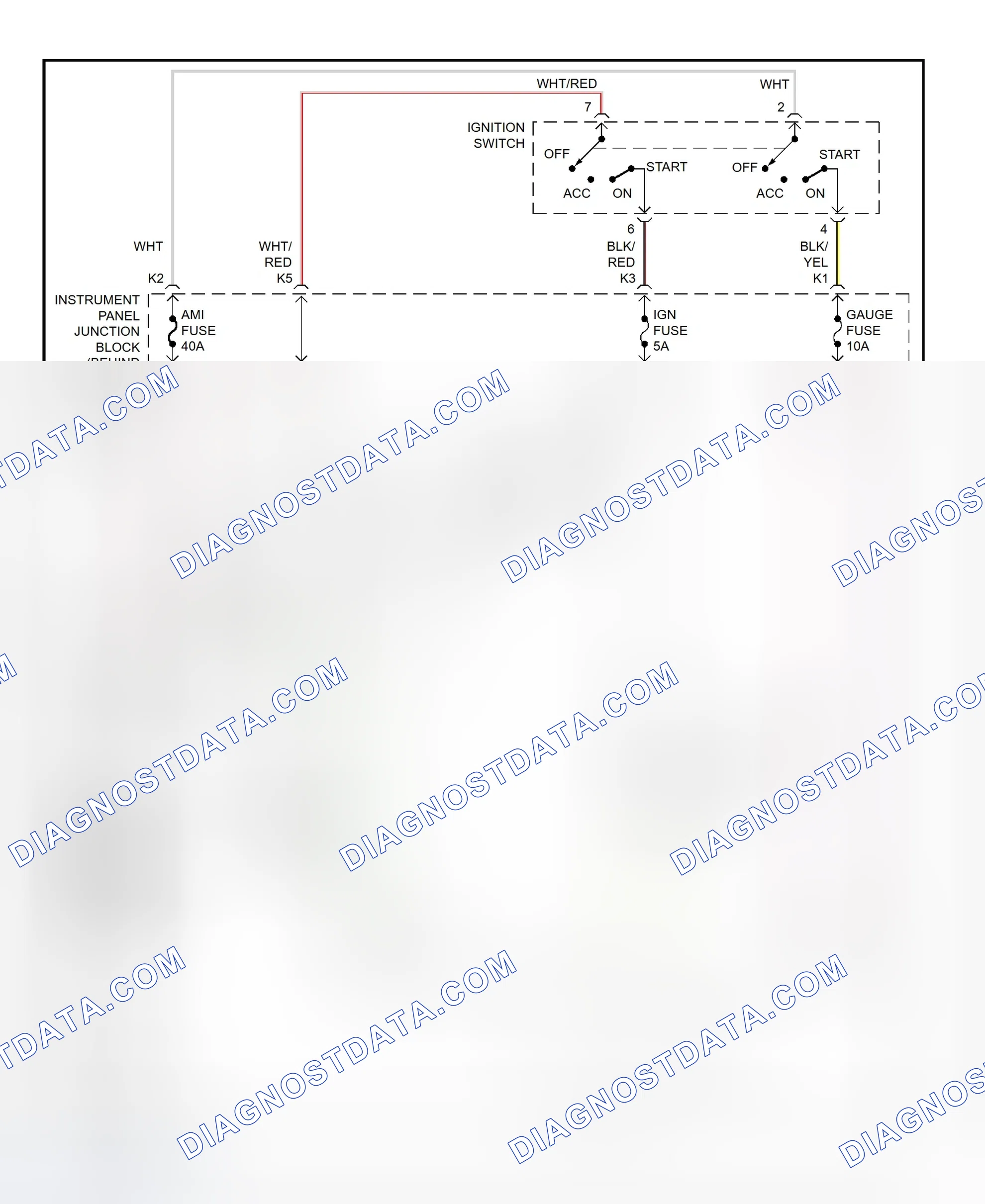 Scheme 3: Charging System Wiring Diagram (Camry - 2.2L CNG)