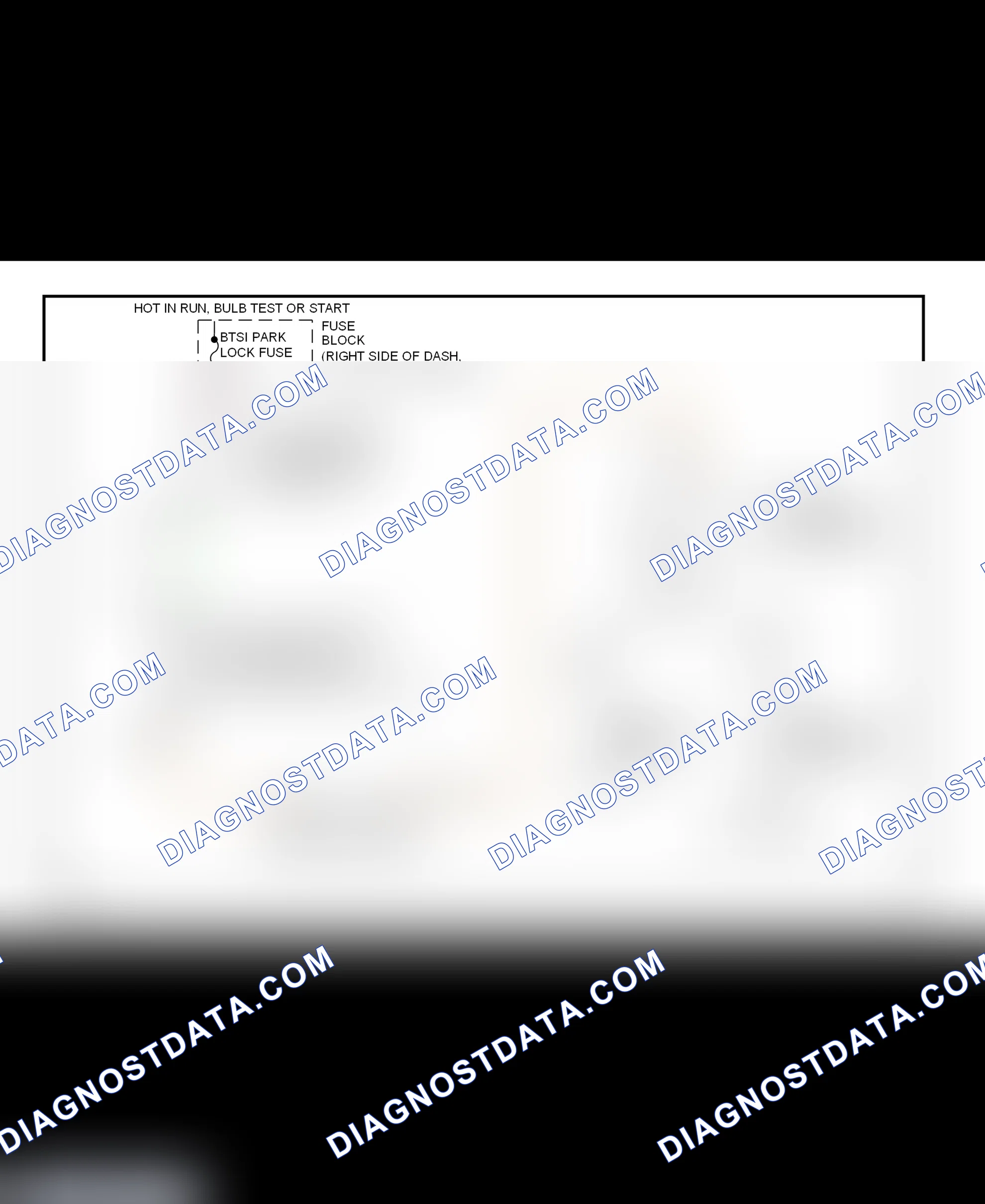 Fig. 35: Shift Interlock System Wiring Diagram (1999 Intrigue)