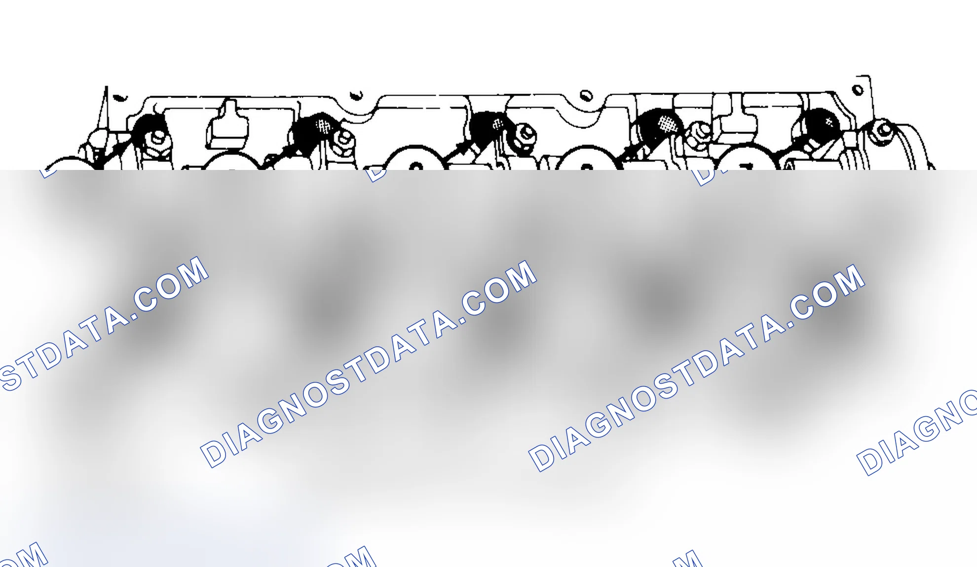 Scheme 7: Typical Cylinder Head Tightening or Loosening Sequence