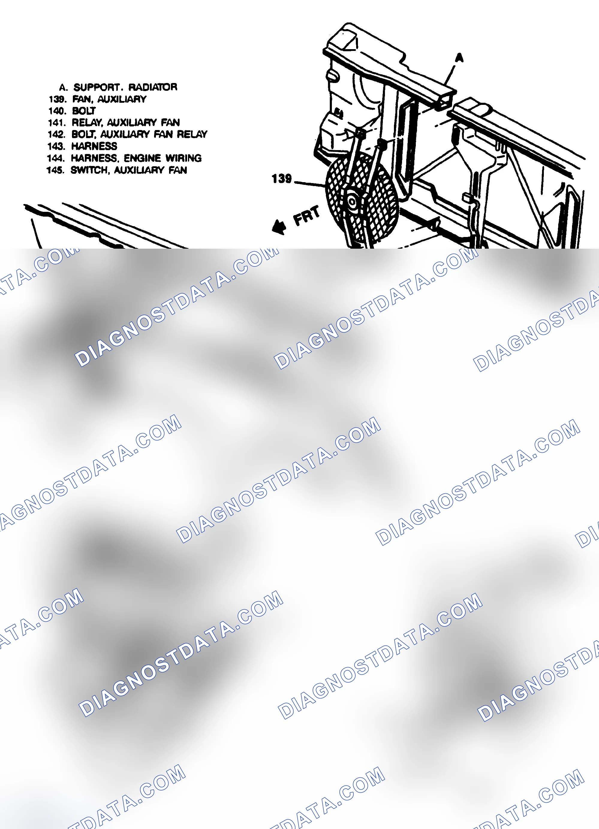 Scheme 2: Auxiliary Coolant Fan (Removal & Installation)