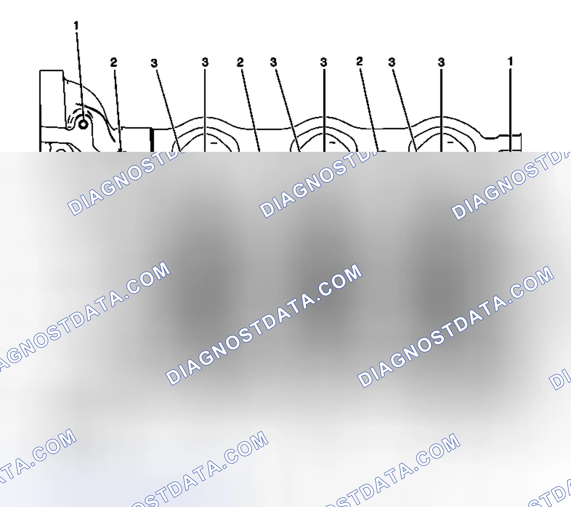 Scheme 99: Left Cylinder Head Camshaft Cover Face