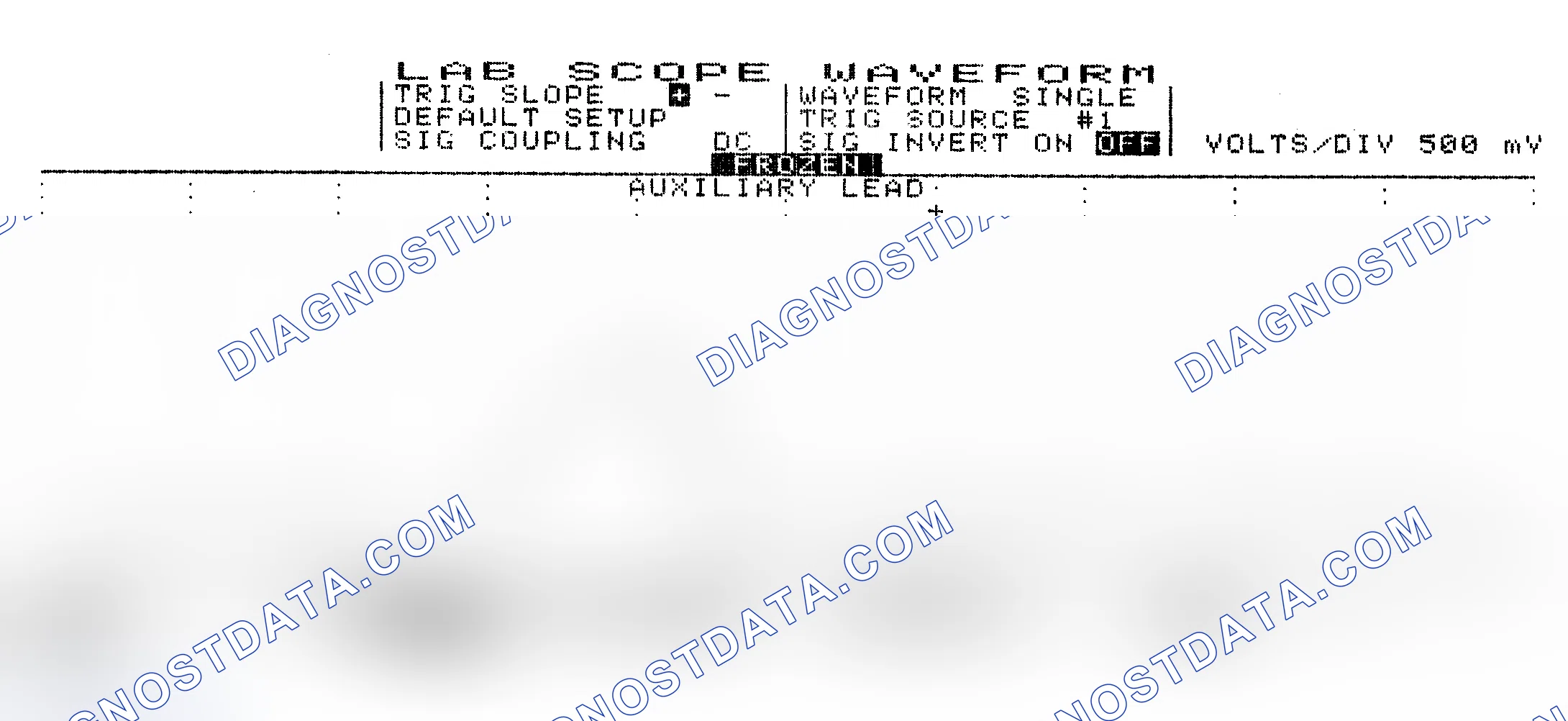 Scheme 10: Single Injector w/Excessive Current Flow - Current Pattern