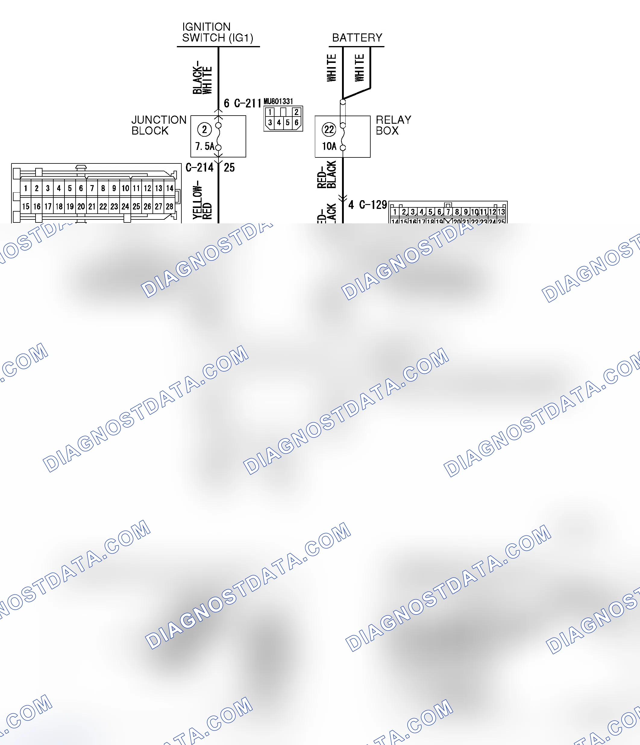 Scheme 283: INSPECTION PROCEDURE 5: Combination meter does not work.
