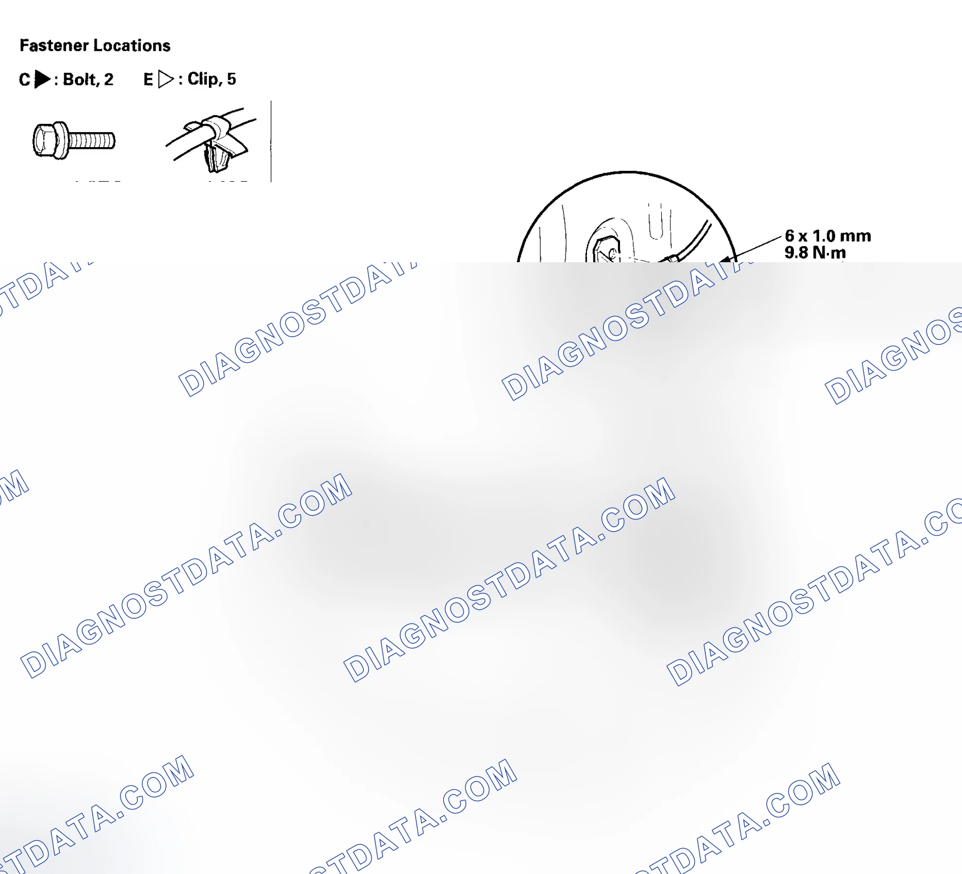 Scheme 2: Hood Opener Cable Replacement