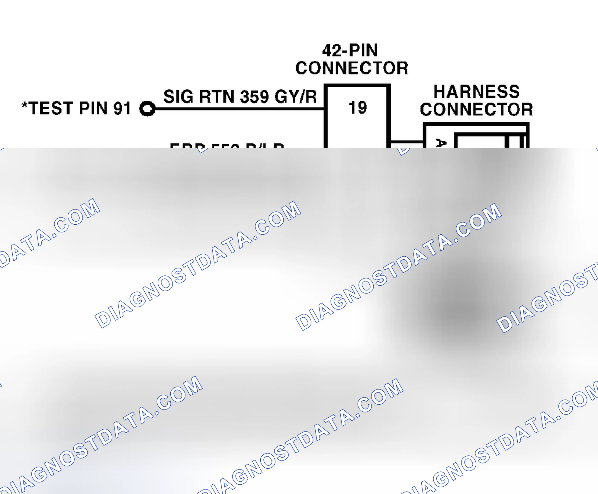 Scheme 286: Exhaust Backpressure Sensor Circuit & Connector Terminals