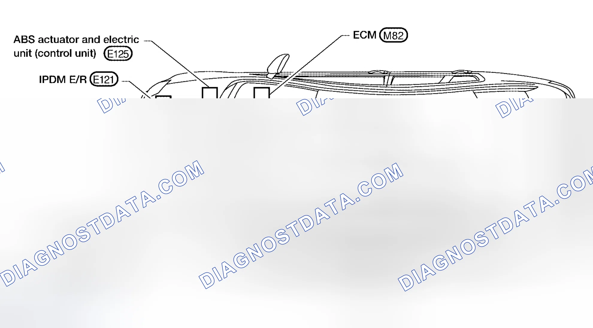 Scheme 13: Component Parts and Harness Connector Location