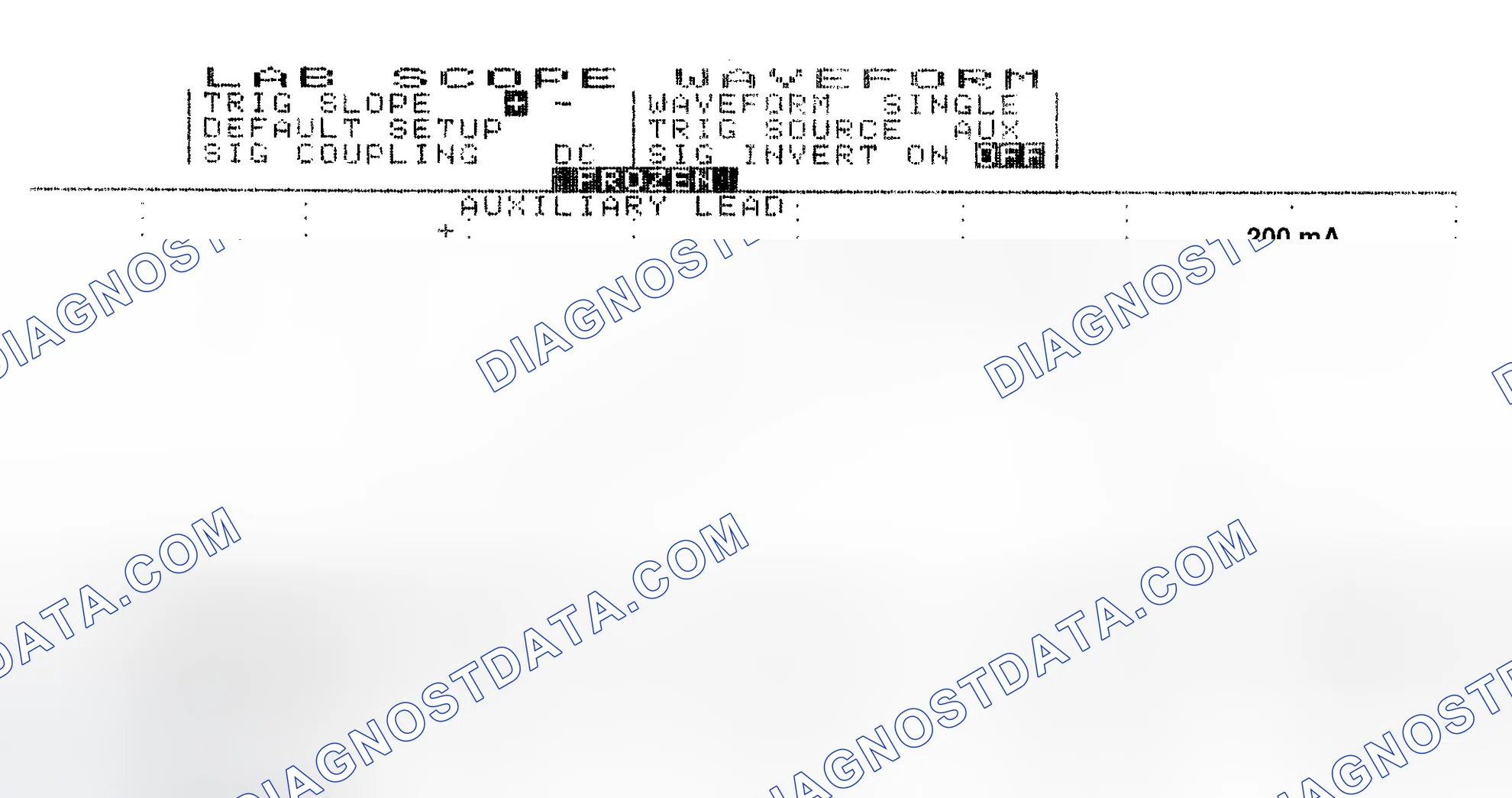 Scheme 13: Single Injector w/Normal Current Flow - Current Pattern