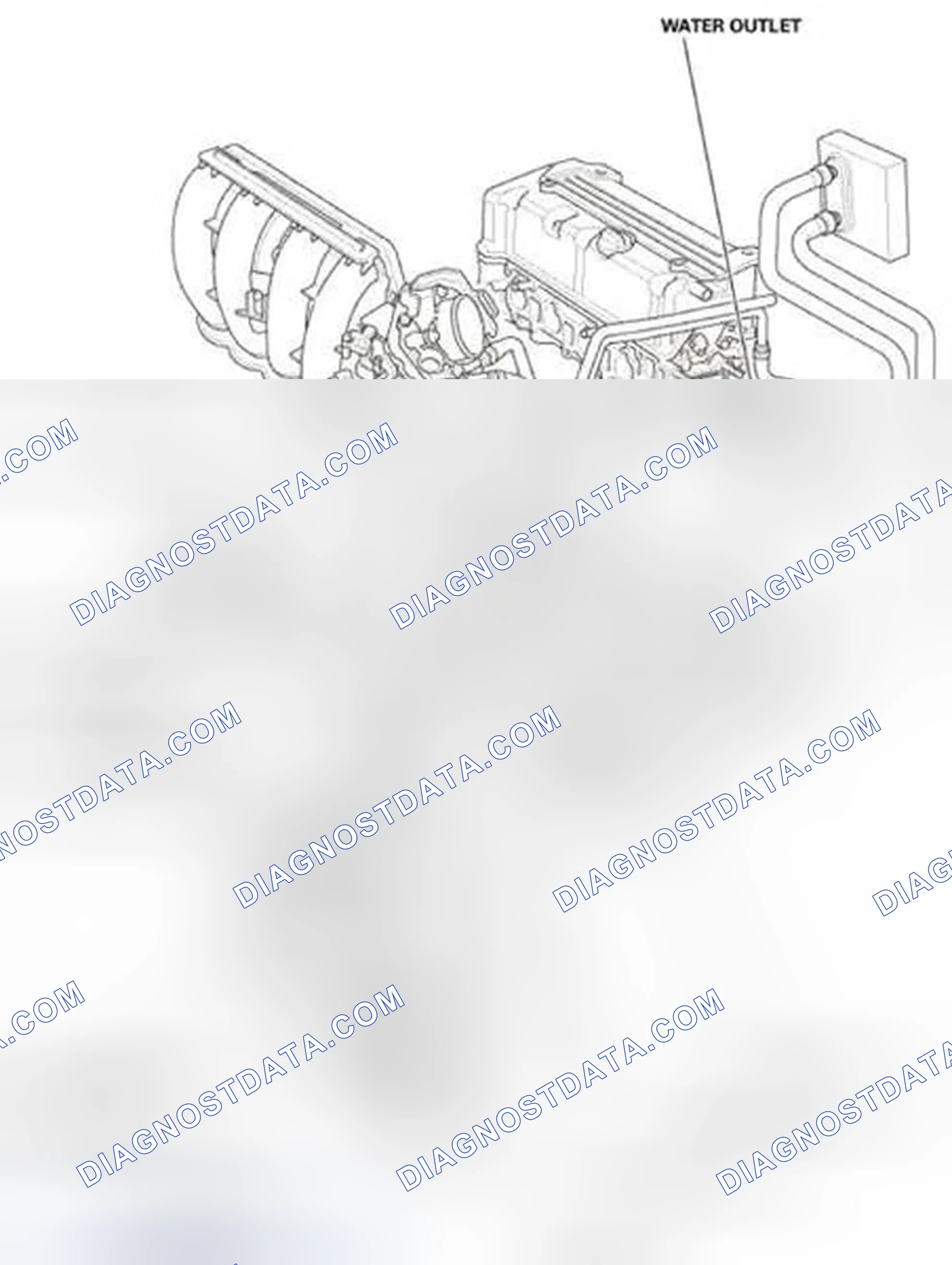 Scheme 205: Cooling System Component Location Index (K24Z7)
