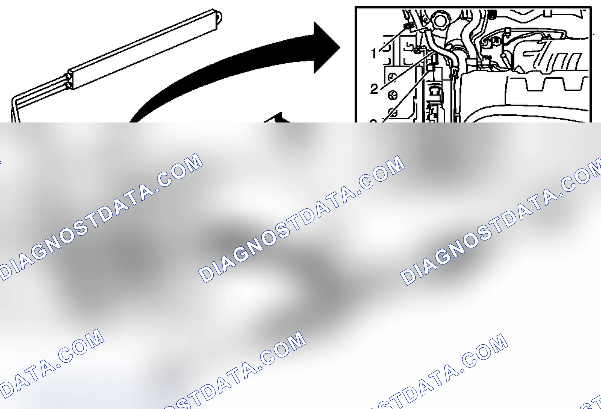 Scheme 13: Power Steering Gear Outlet Pipe/Hose Replacement (L4)