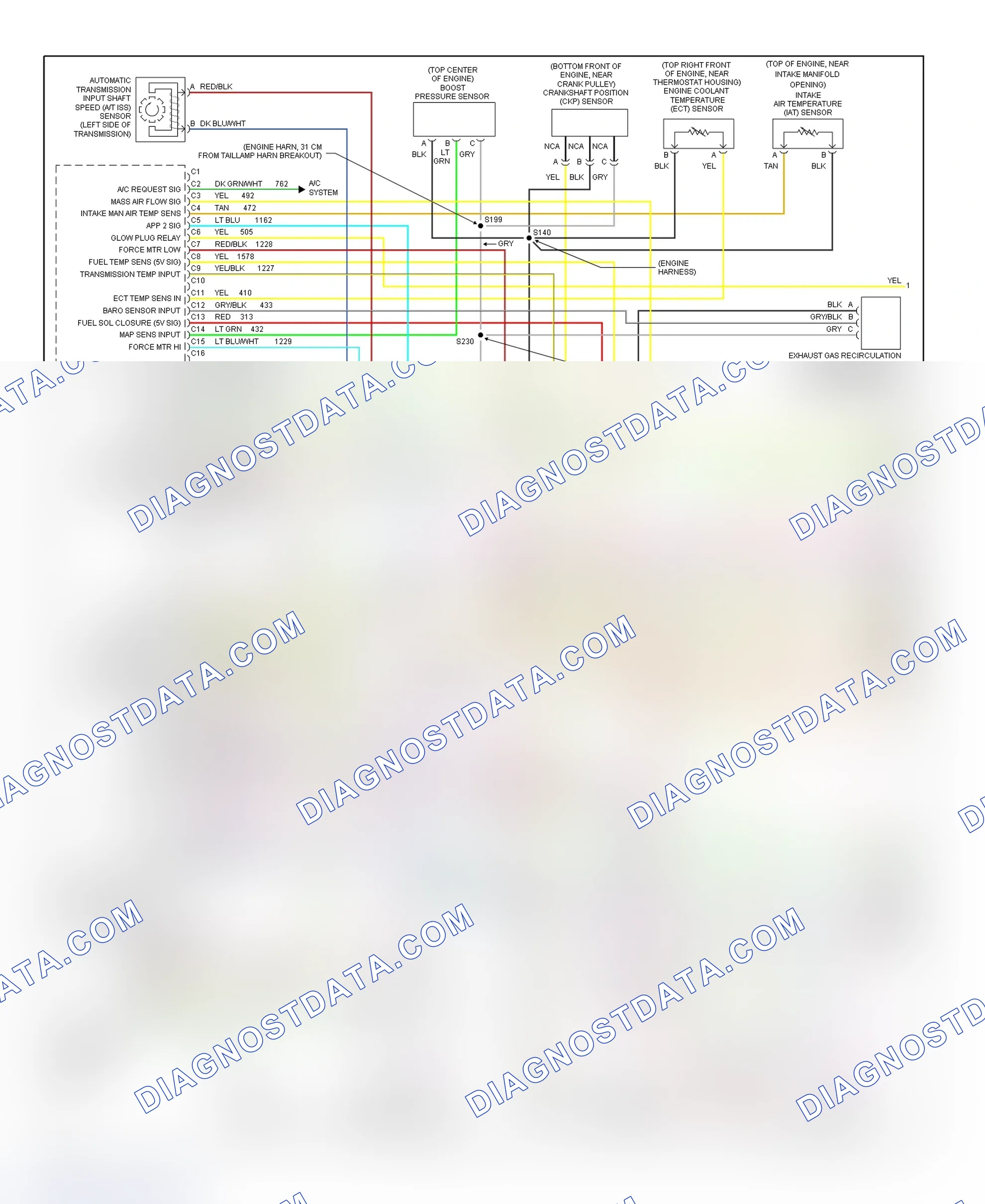 Scheme 79: PCM Wiring Diagram (Pickup, Suburban & Tahoe - 6.5L - 1 Of 4)