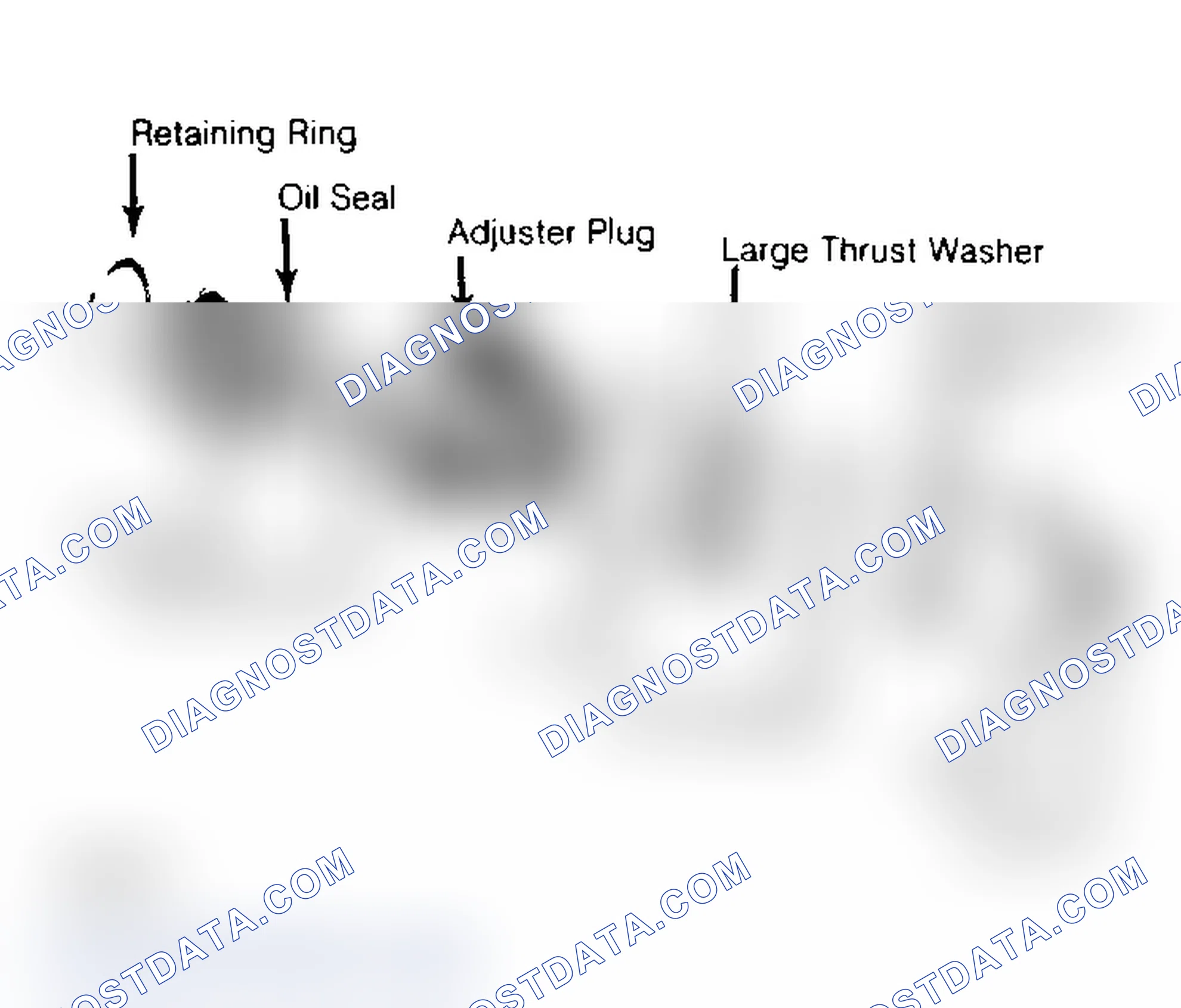 Scheme 7: Exploded View of Adjuster Plug Assembly