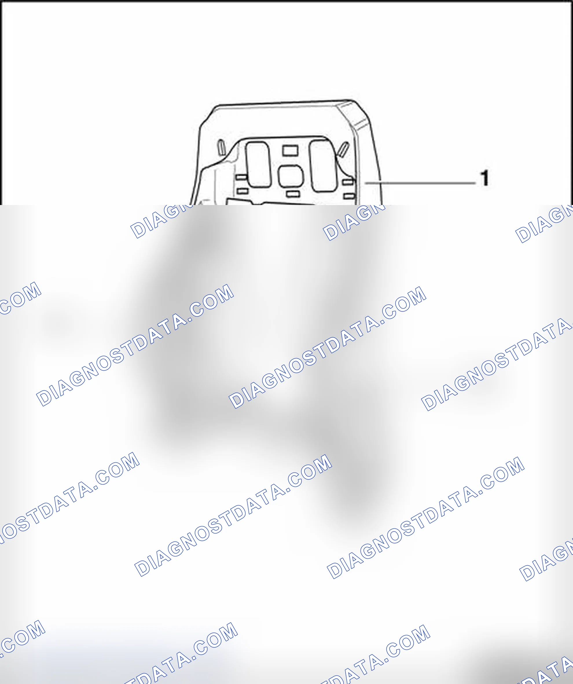 Scheme 263: Backrest (standard seat), replacing