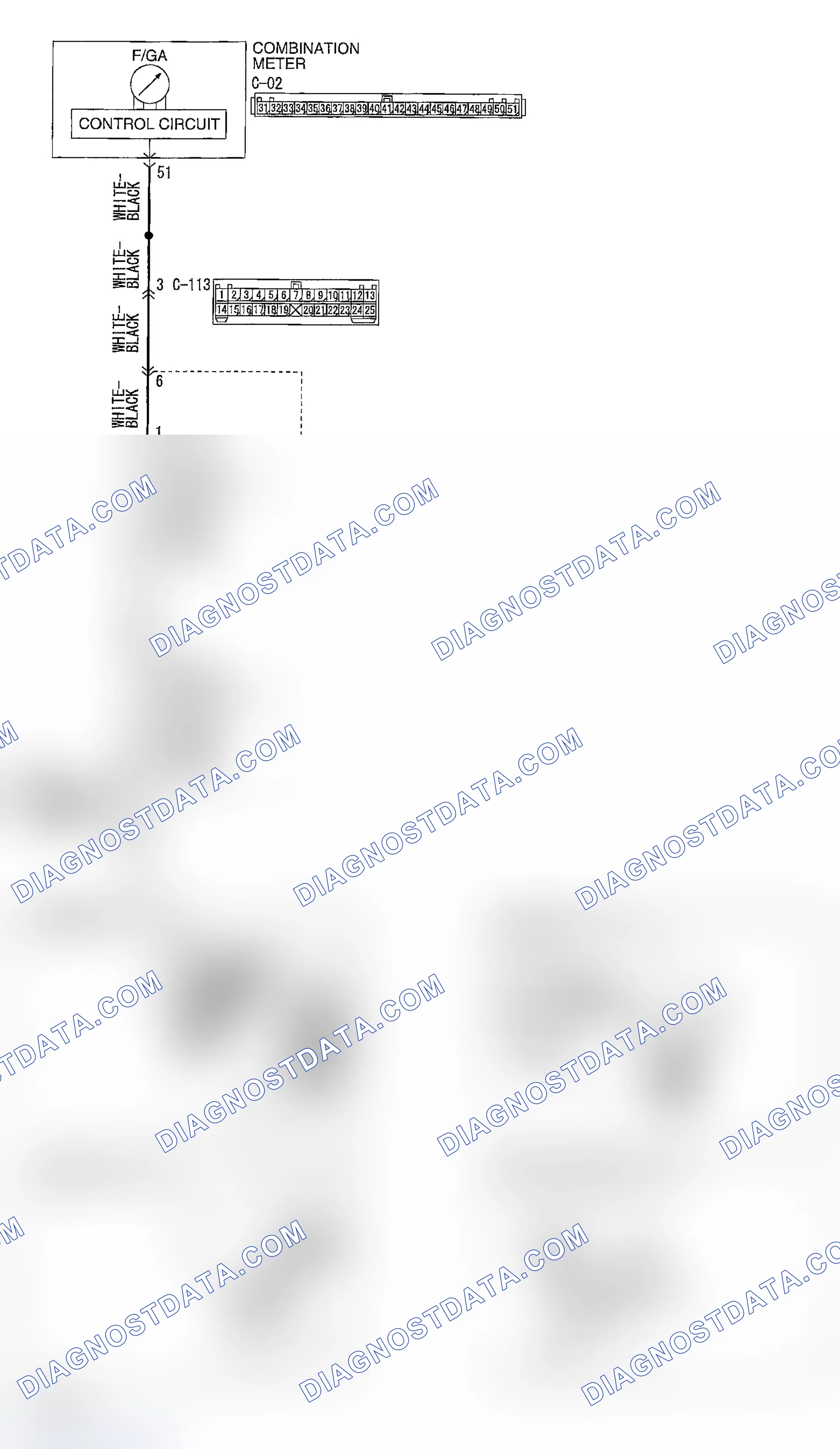 Scheme 183: INSPECTION PROCEDURE 3: FUEL GAUGE DOES NOT WORK.