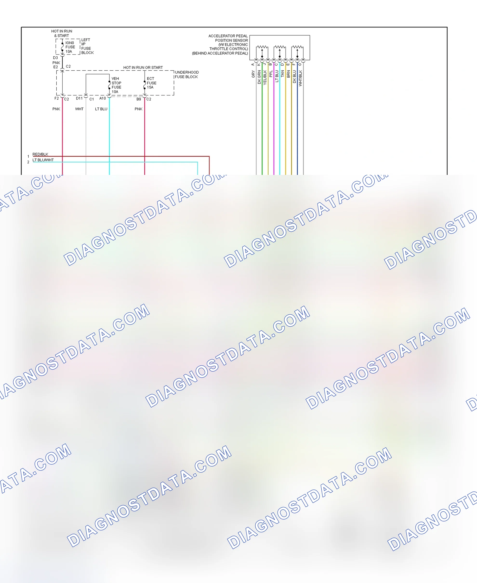 Scheme 54: PCM Wiring Diagram (Escalade, Escalade EXT, Sierra, Silverado, Suburban & Yukon XL - 6.0L Gasoline - With Isolated Ground HO2S - 4 Of 5)