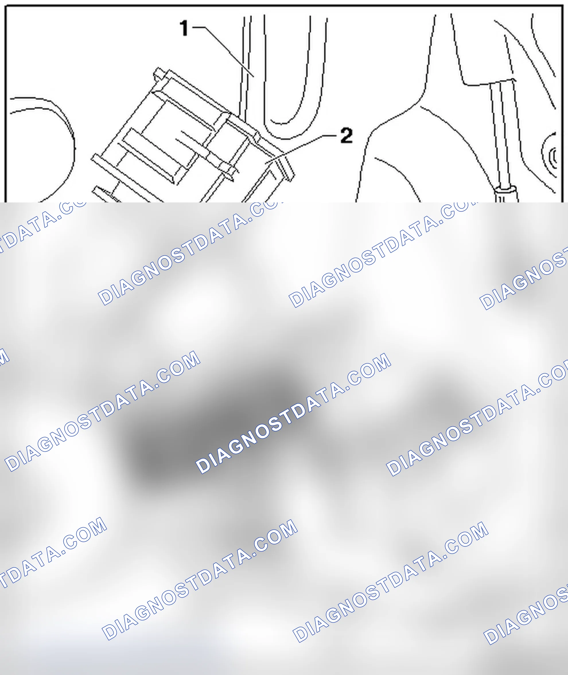 Scheme 378: FRONT SEAT BACKREST STOP SWITCHES E69 AND E70 ASSEMBLY OVERVIEW