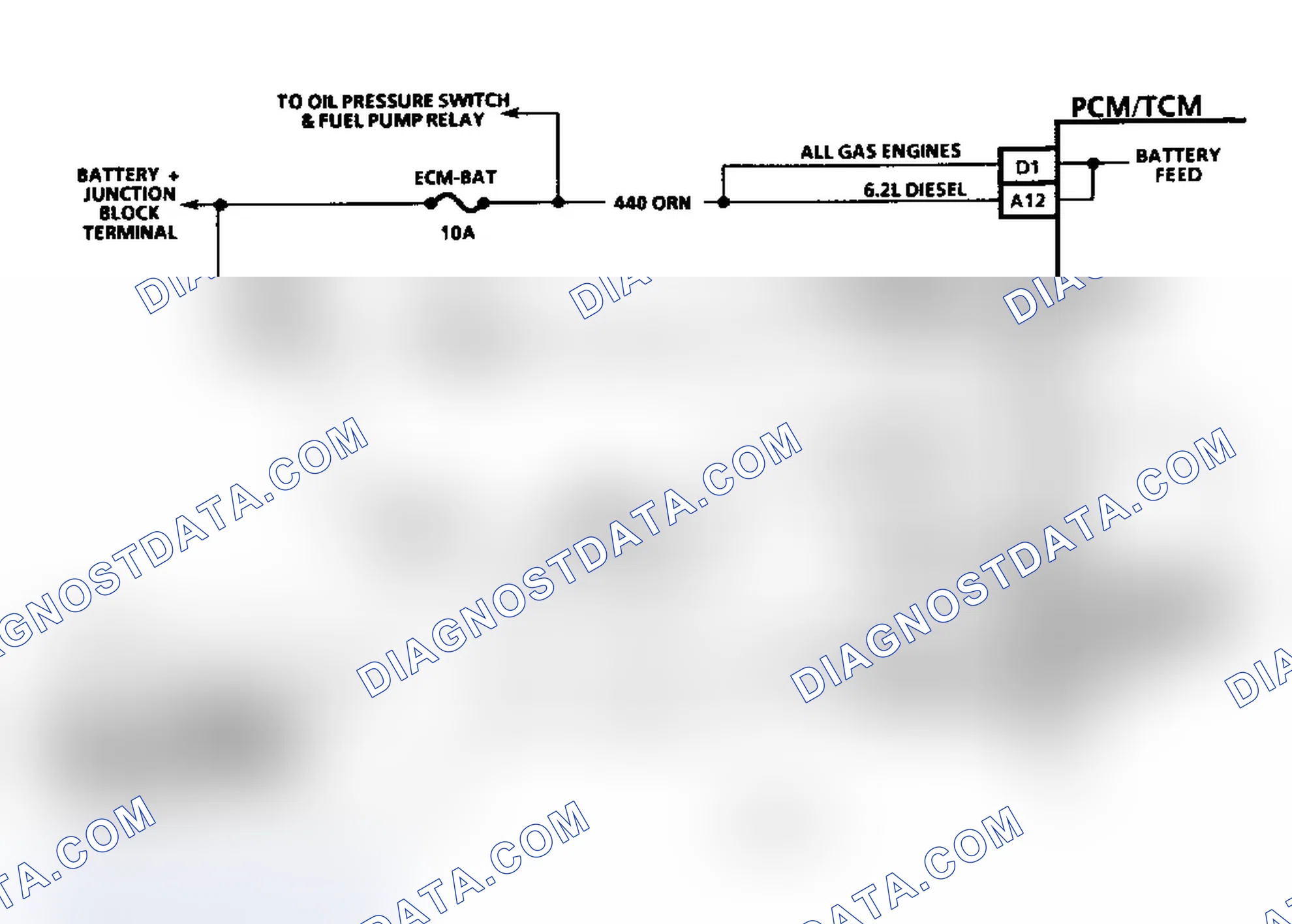 Scheme 370: CHART A-2 - NO ALDL DATA, NO CODE 12 OR TRANS/SERVICE ENGINE SOON LIGHT ON