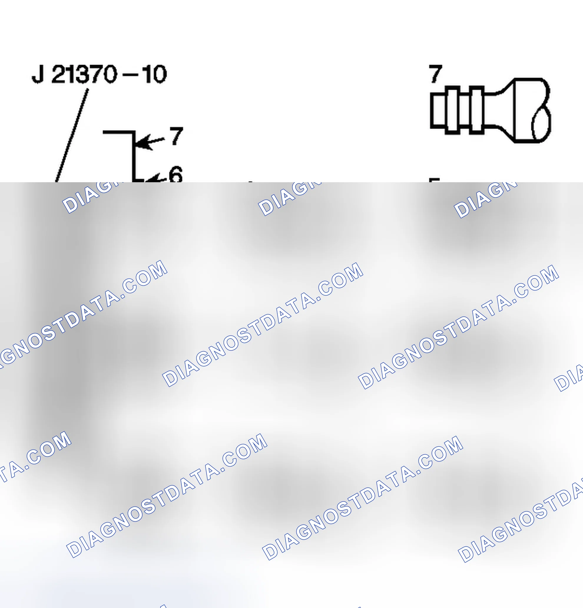 Scheme 496: Low and Reverse Band Servo Piston Pin Specification Chart
