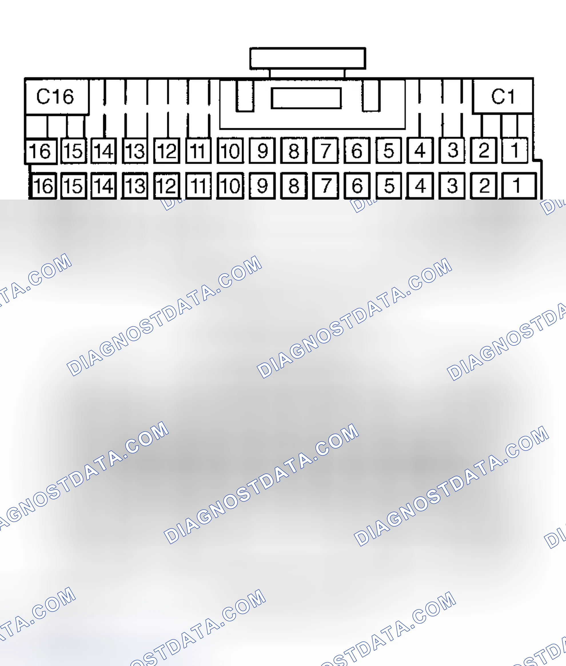 Scheme 4: Powertrain Control Module Harness Connector End View & Terminal Identification (6.5L)