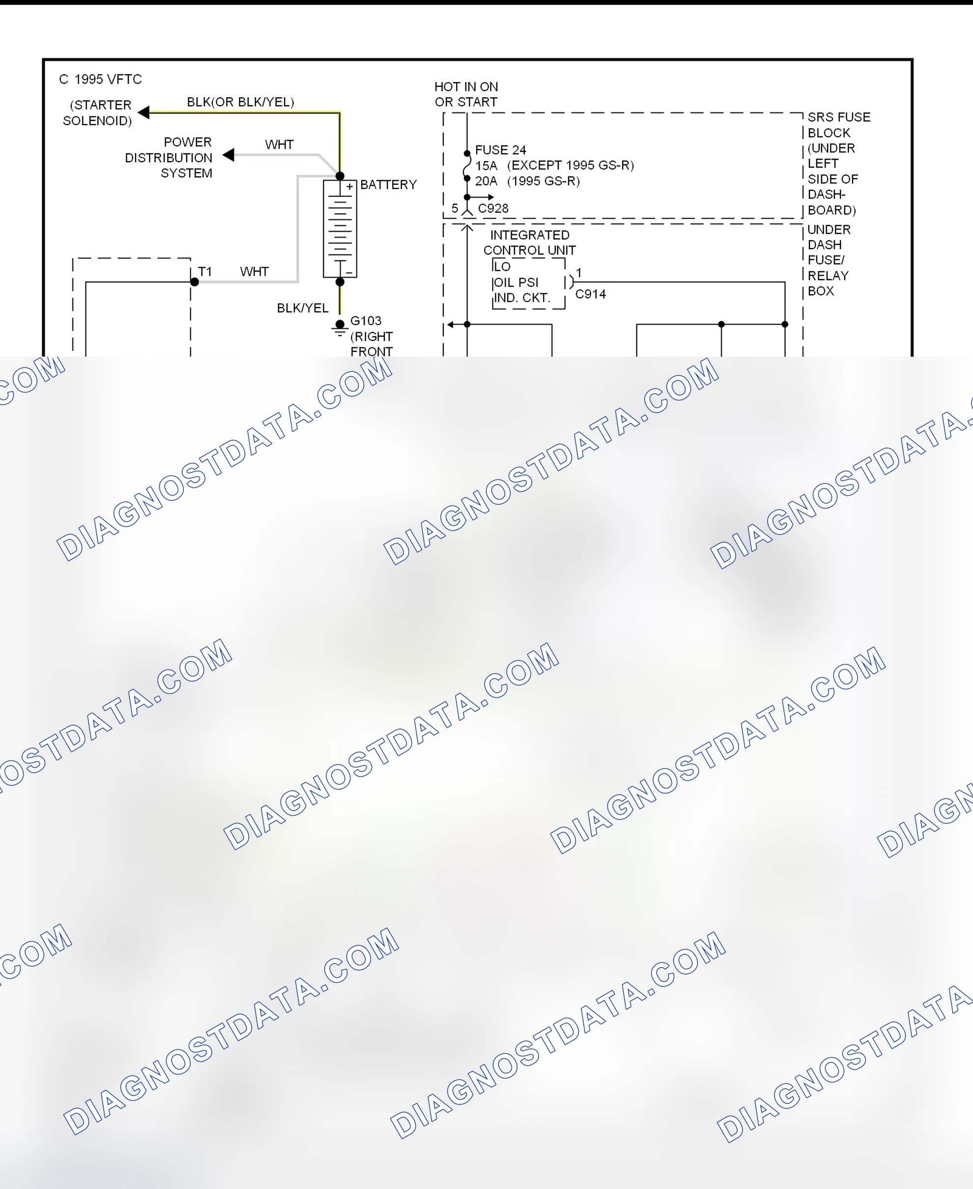 Scheme 6: Charging System Wiring Diagram (USA)