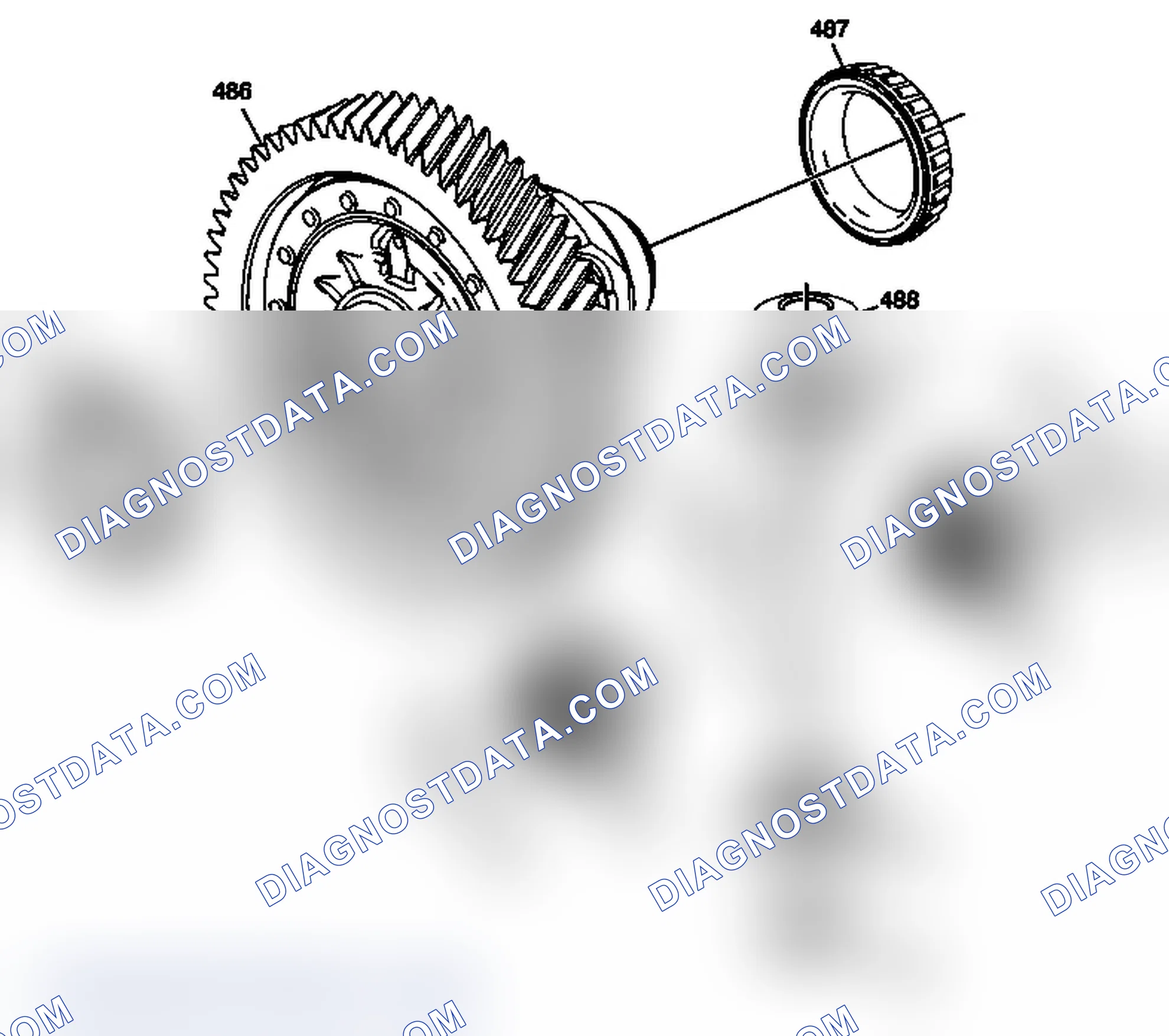 Scheme 286: Front Differential Carrier Assembly