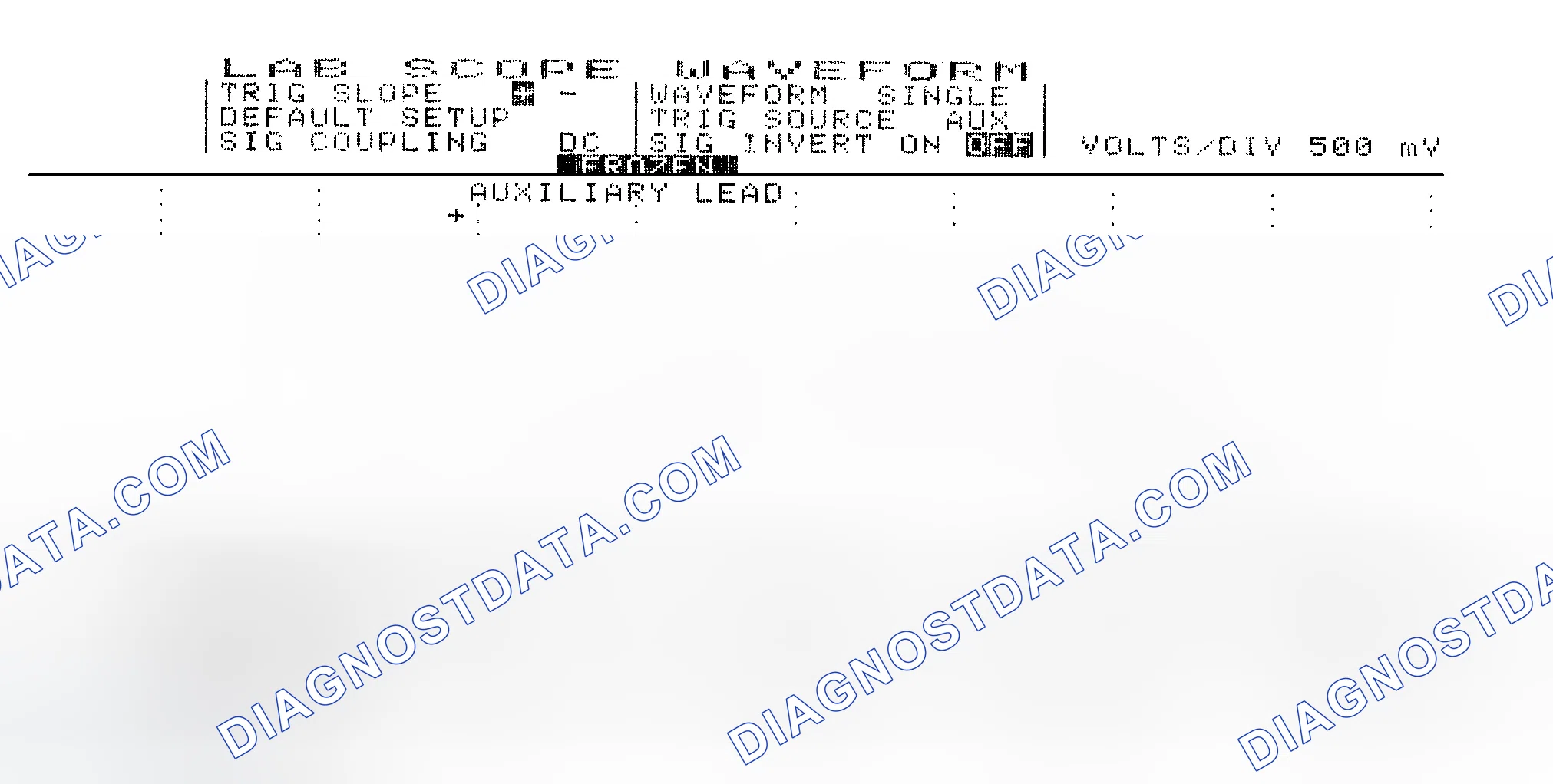 Scheme 14: Single Injector w/Excessive Current Flow - Current Pattern