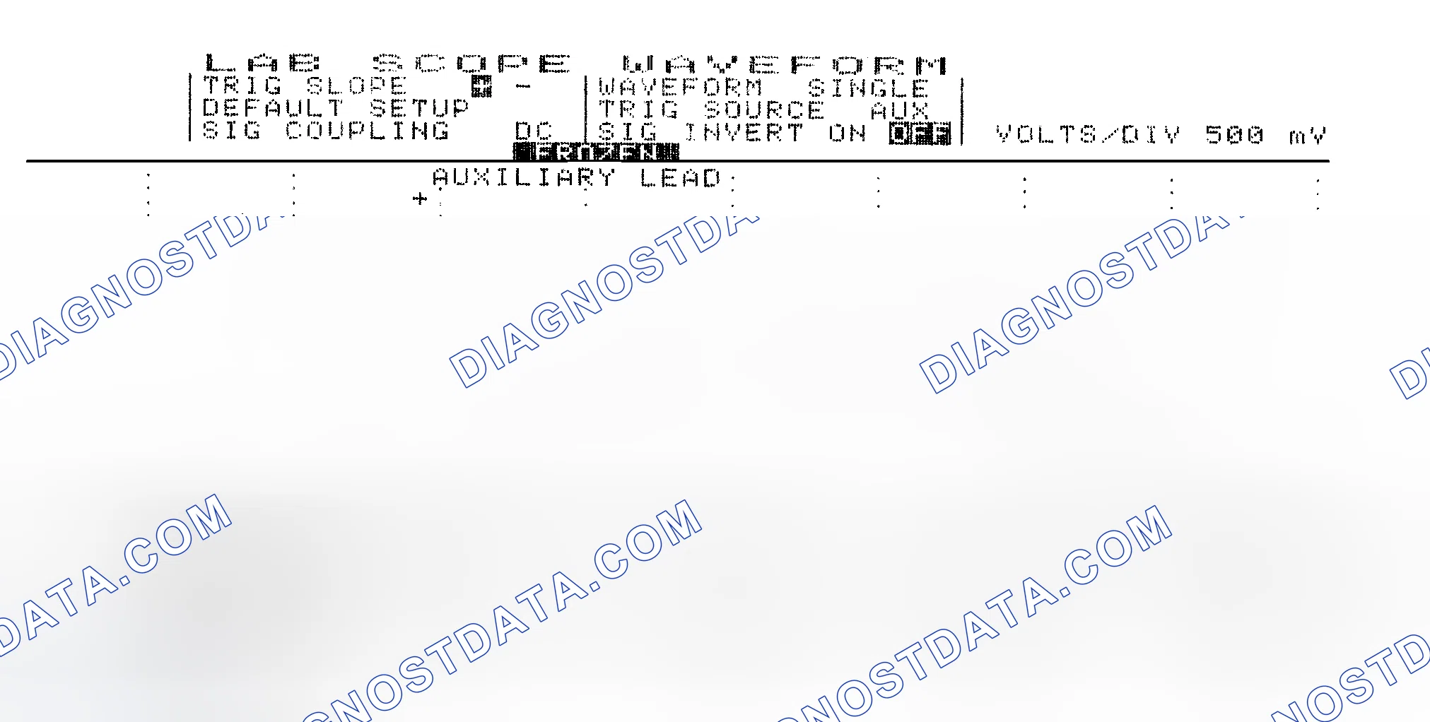 Scheme 14: Single Injector w/Excessive Current Flow - Current Pattern