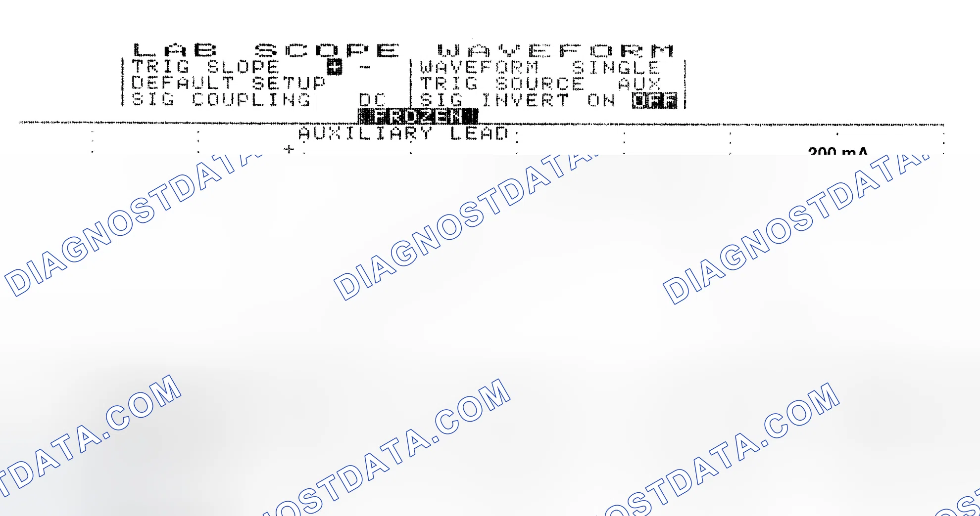 Scheme 13: Single Injector w/Normal Current Flow - Current Pattern
