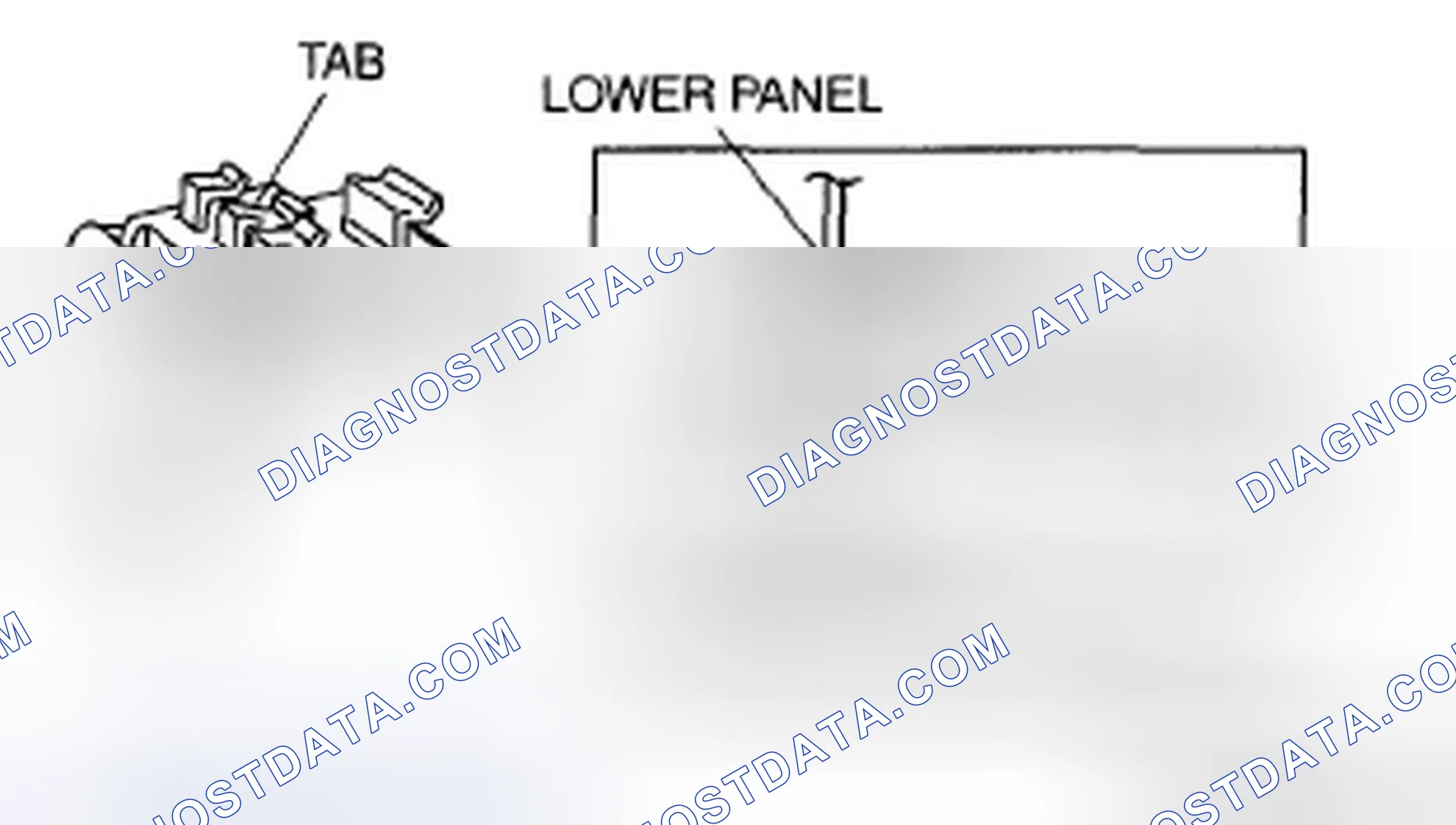 Scheme 12: Hood Release Lever Removal Note