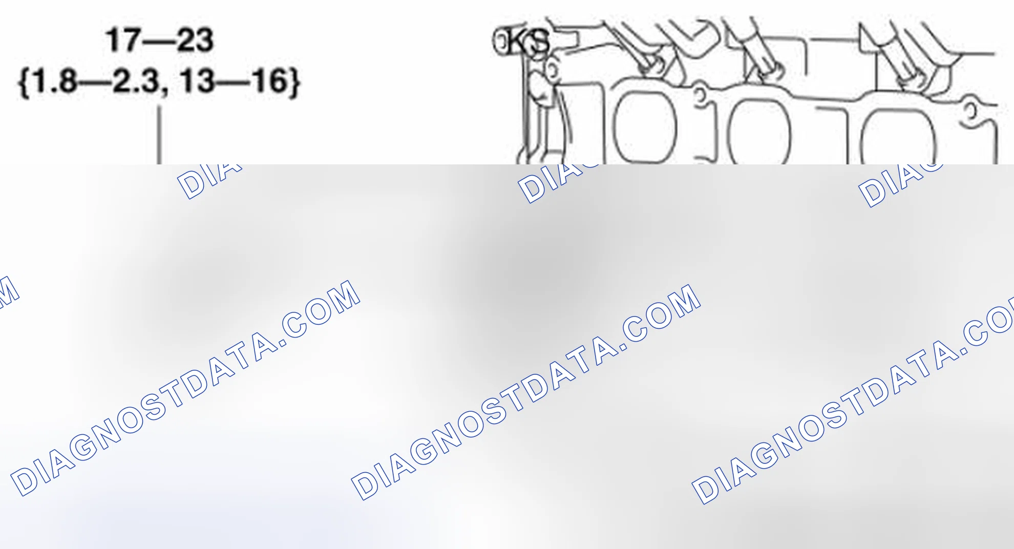 Scheme 23: KNOCK SENSOR (KS) REMOVAL/INSTALLATION [MZR 2.0, MZR 2.5]