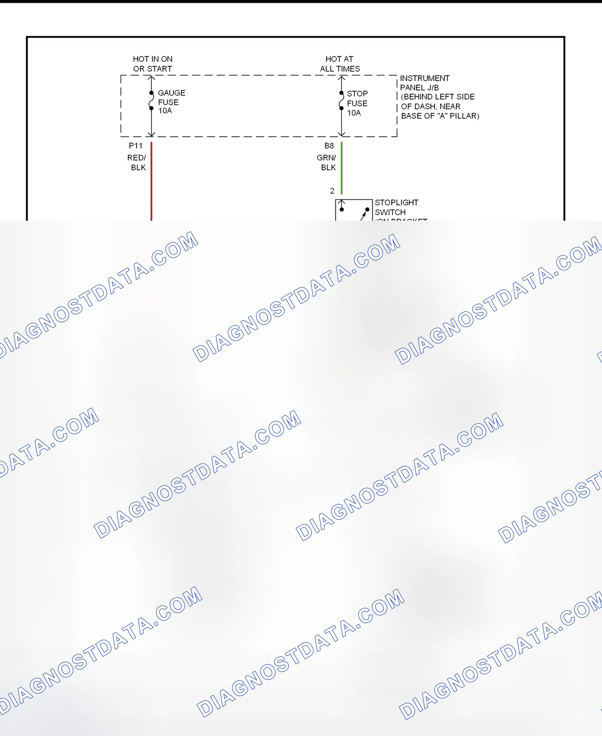 Scheme 123: Shift Lock System Wiring Diagram (Toyota ECHO)