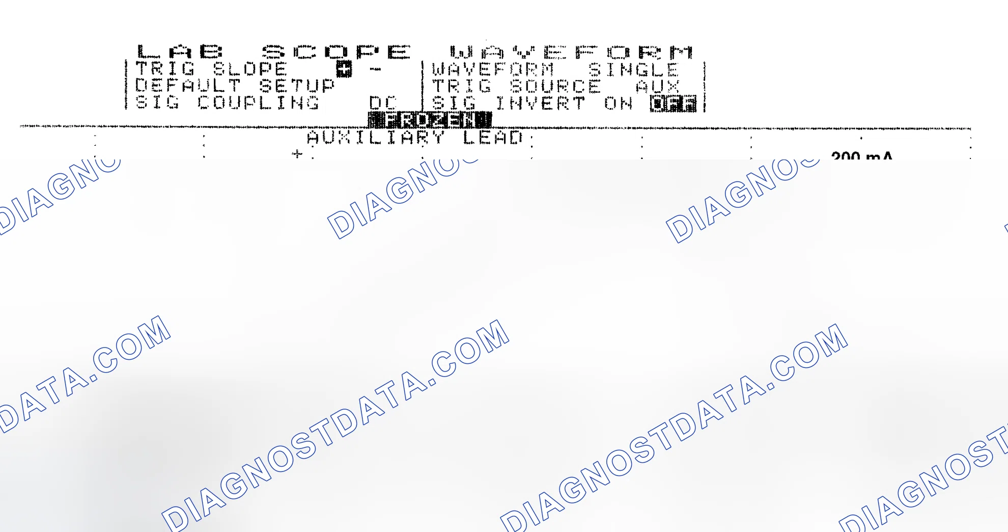 Scheme 13: Single Injector w/Normal Current Flow - Current Pattern