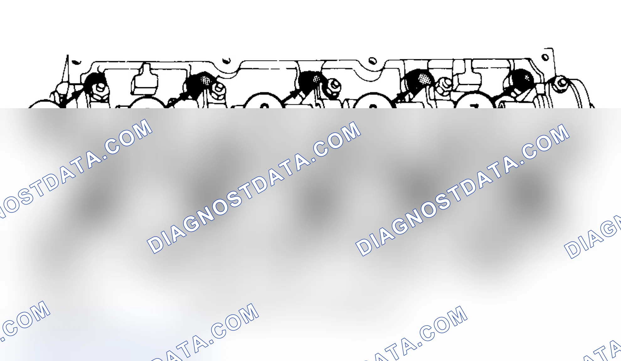 Scheme 7: Typical Cylinder Head Tightening or Loosening Sequence
