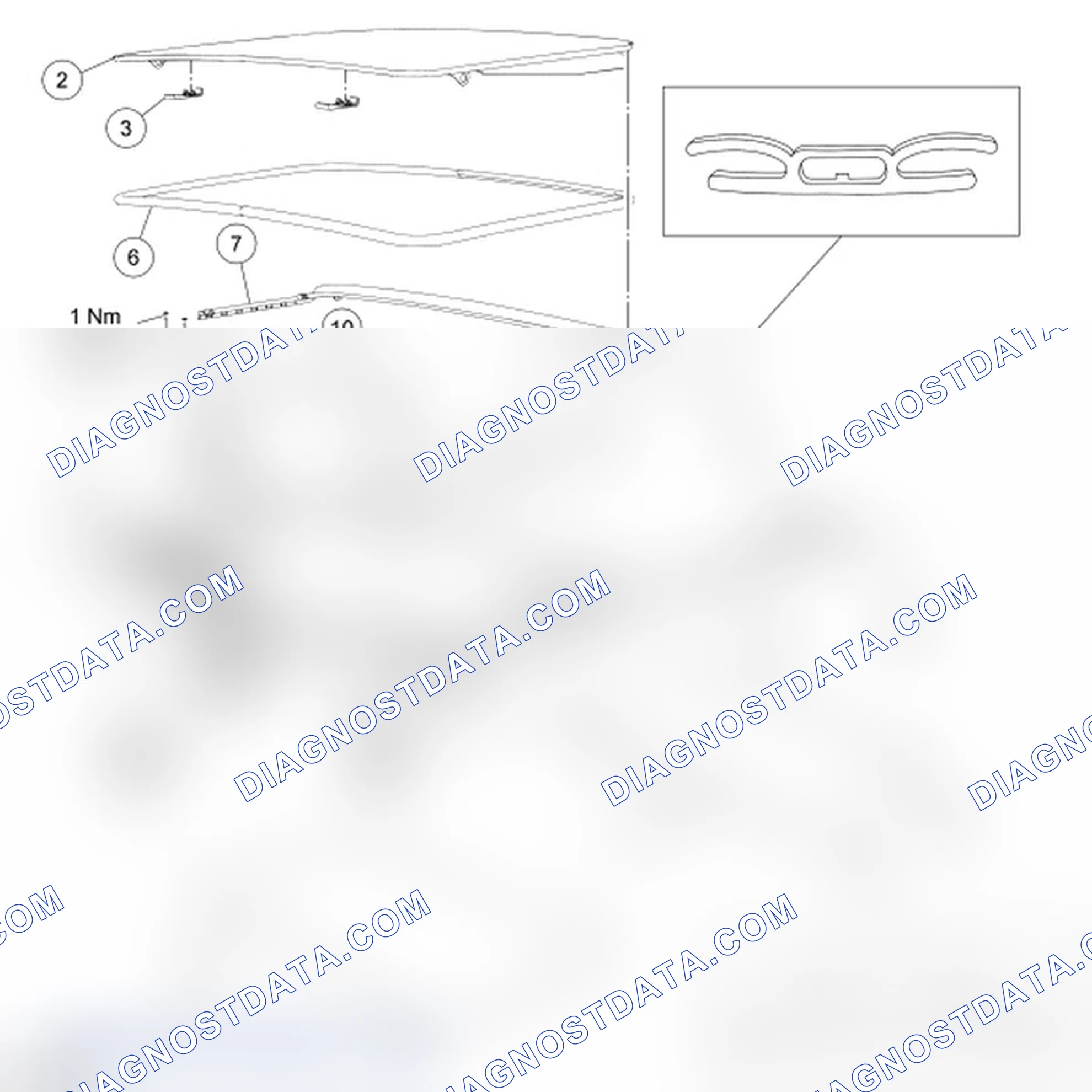 Scheme 9: Roof Opening Panel - Exploded View