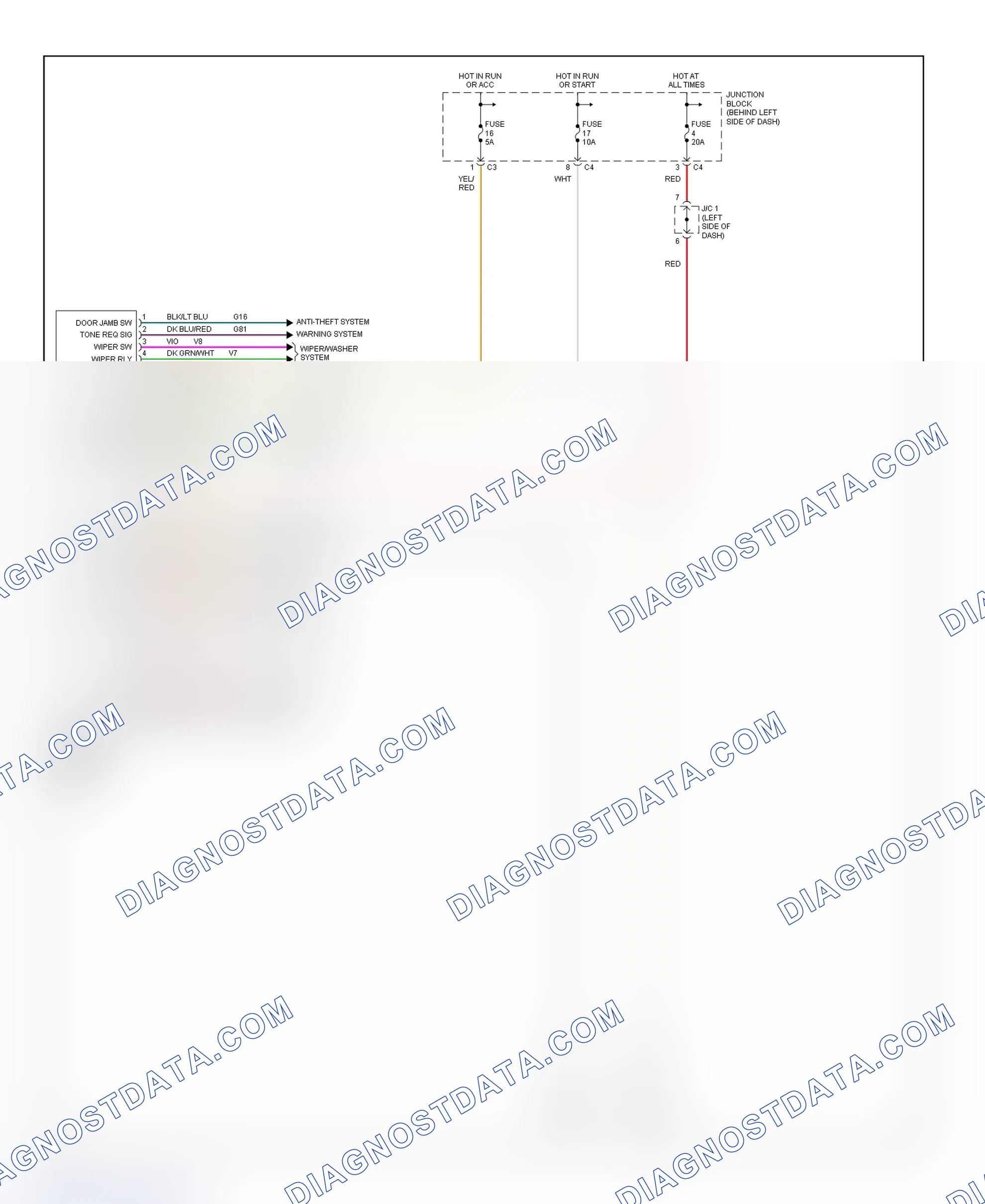Scheme 82: BCM Wiring Diagram (Ram Van & Ram Wagon)