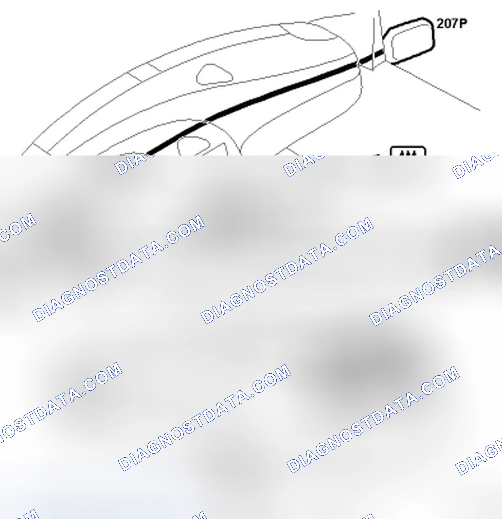 Scheme 25: SYSTEM OVERVIEW, ELECTRICALLY HEATED REAR WINDOW AND DOOR MIRRORS (CARS WITH ACC) (5D)
