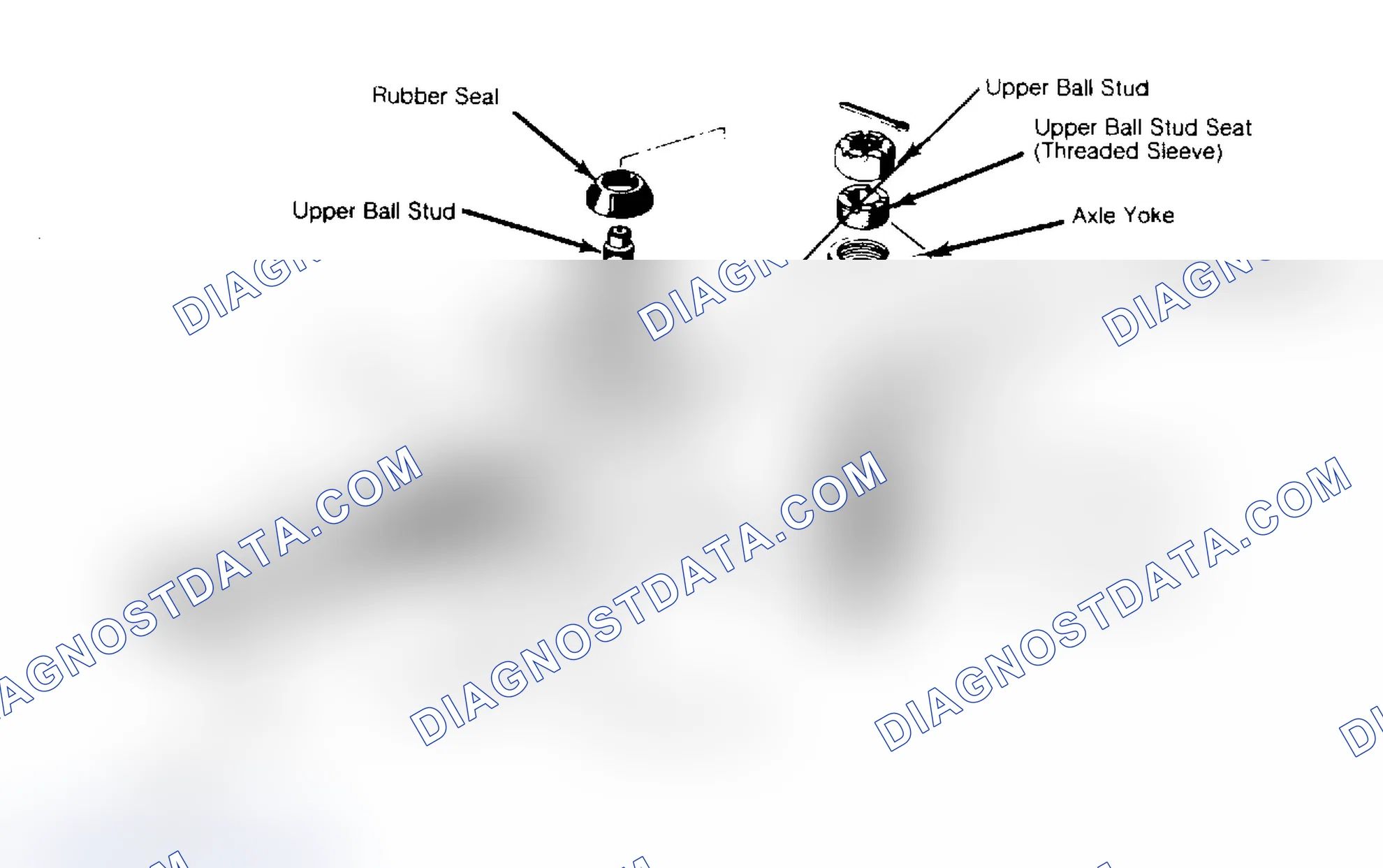 Scheme 1: Exploded View Of Ball Joint Type Steering Knuckle Assembly