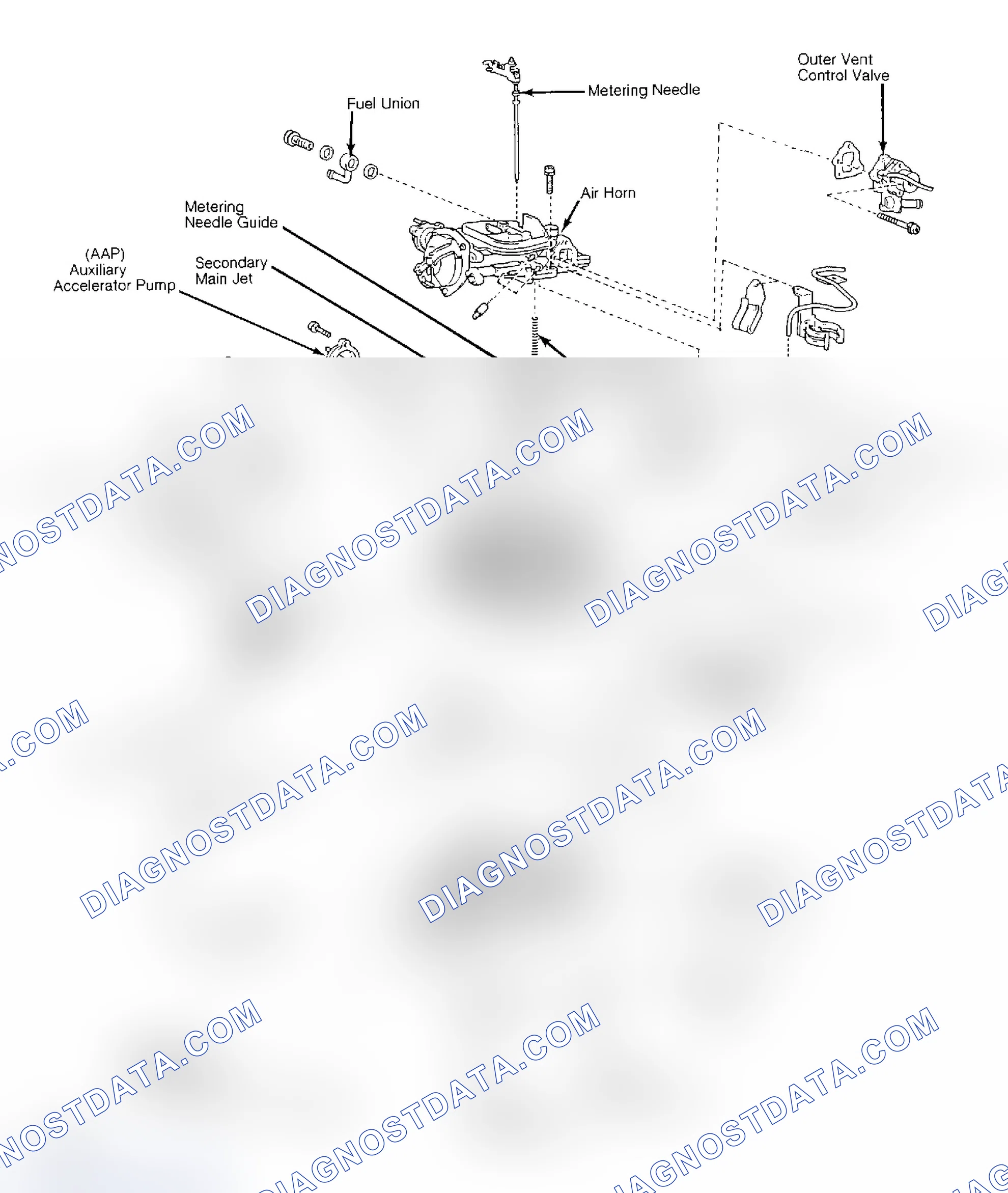 Scheme 90: Exploded View of Carburetor