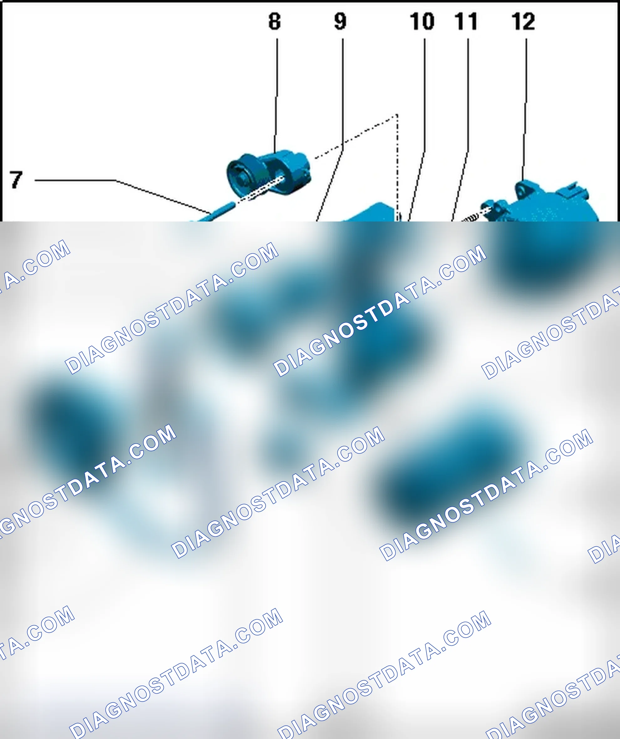 Scheme 675: RIBBED BELT DRIVE COMPONENT OVERVIEW